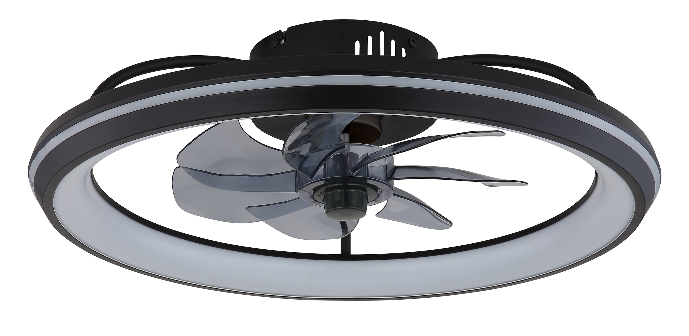 GLOBO LIGHTING Plafonnier »CELESTE« Module LED 1 cuis blanc chaud - blanc froid Ventilateur de plafond, lampe de plafond, ventilateur moderne