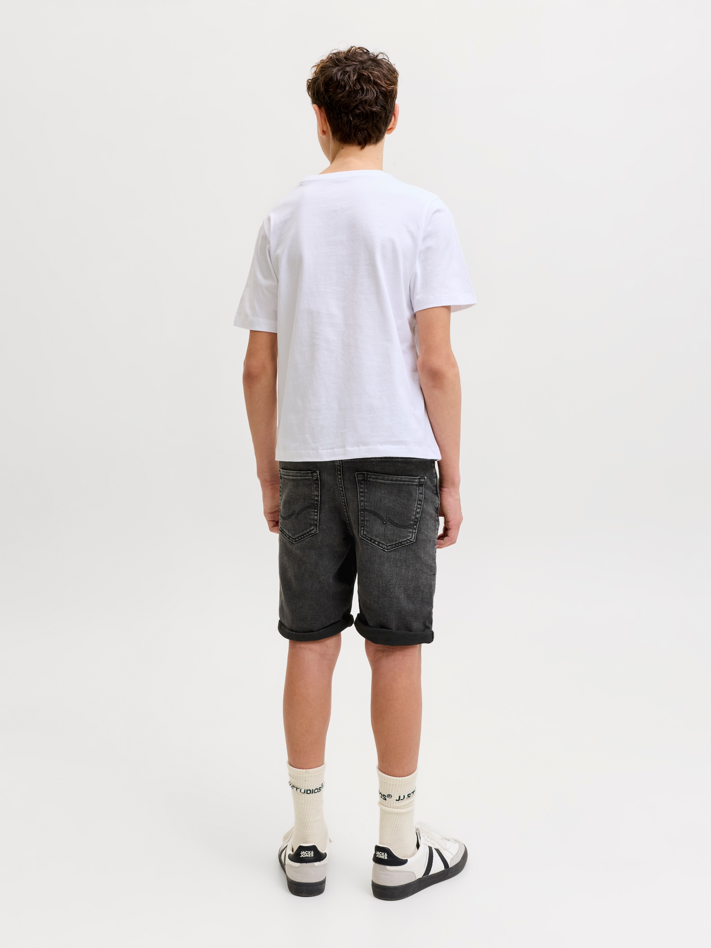 Jack & Jones Junior Short »JJIRICK bequem mit mittlerer Taille für Jungen«  uni, tendance, coupe régulière, tissé