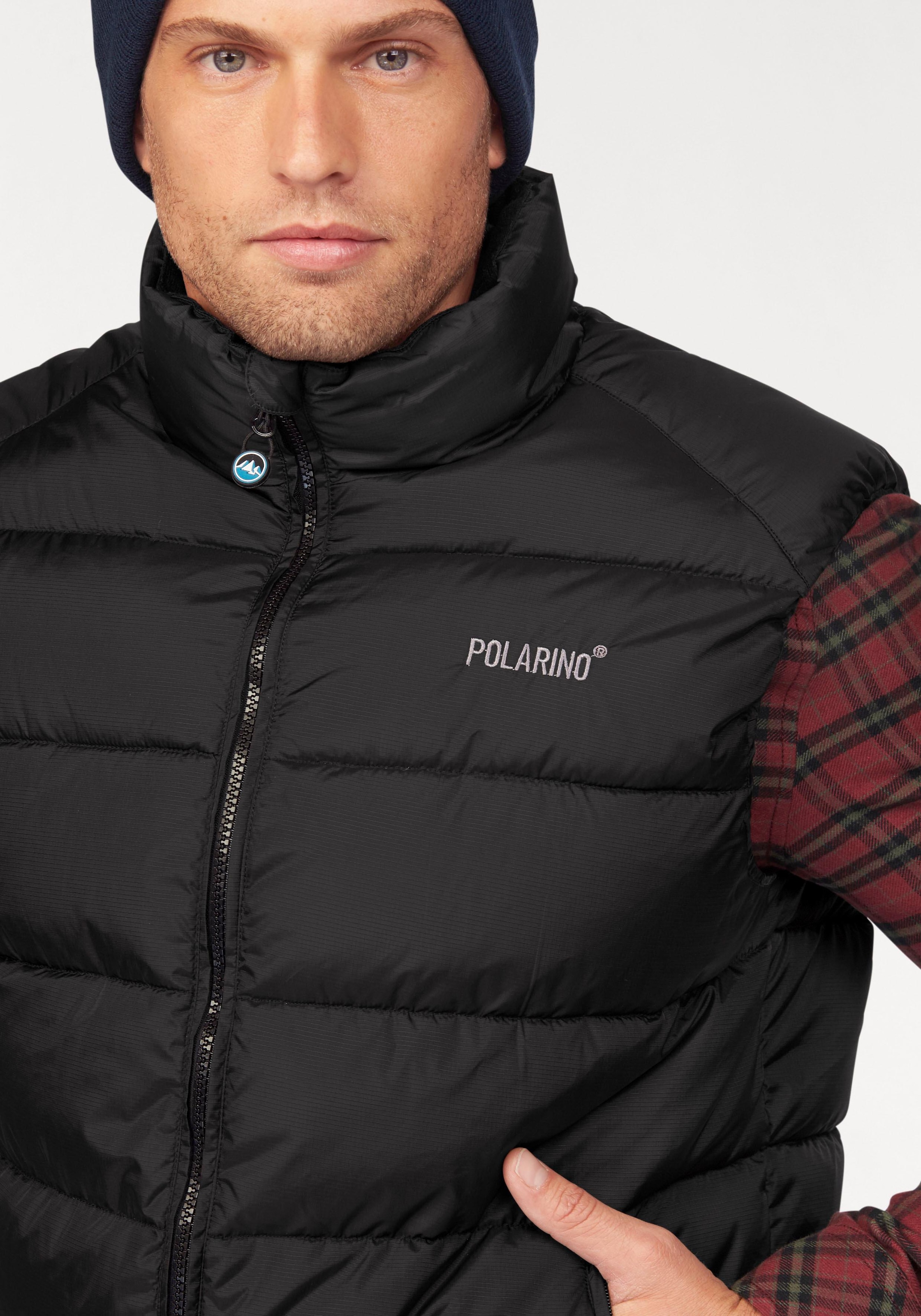 Polarino Steppweste, mit Reissverschlusstaschen und Innentasche