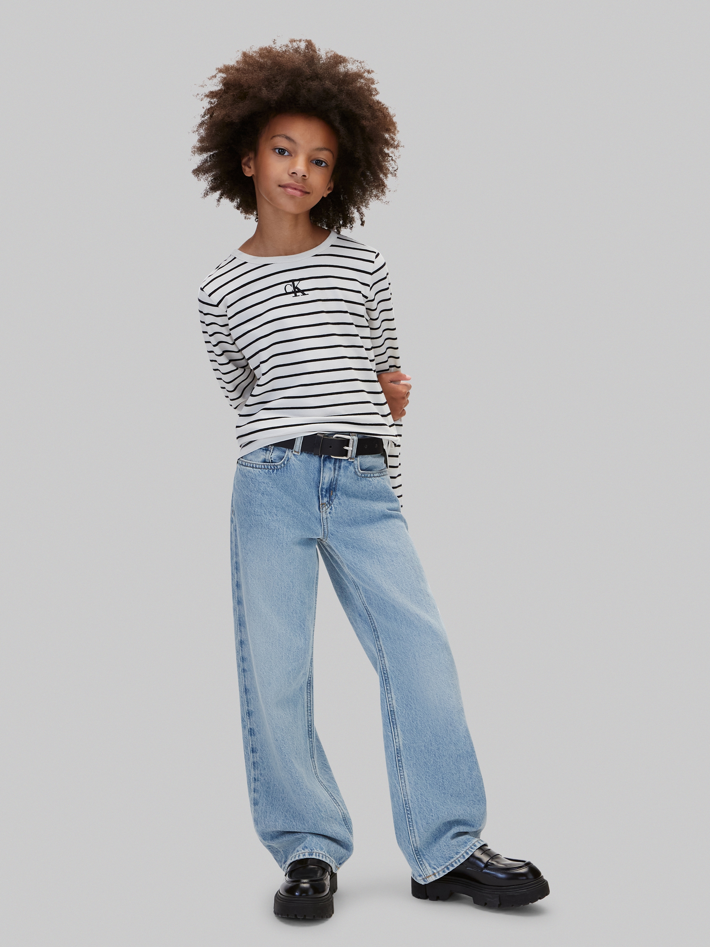 Calvin Klein Jeans T-shirt à manches longues »CK STRIPE LS T-SHIRT« Regular fit mit Streifenmuster