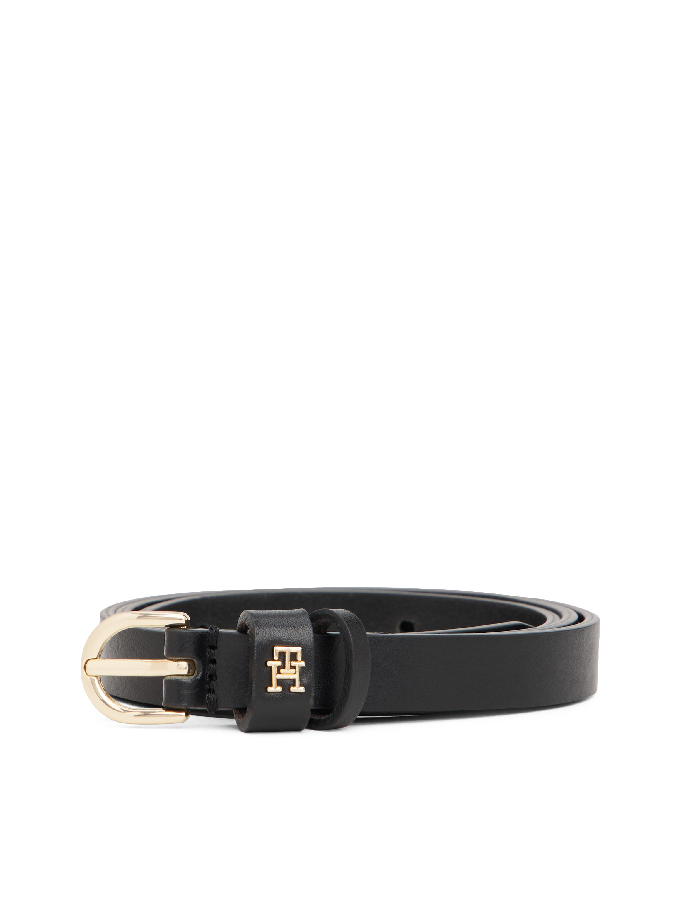 Tommy Hilfiger Ledergürtel »ESSENTIAL EFFORTLESS GOLD« 1,5 cm breit, ovale Einfachdornschliesse, Damengürtel