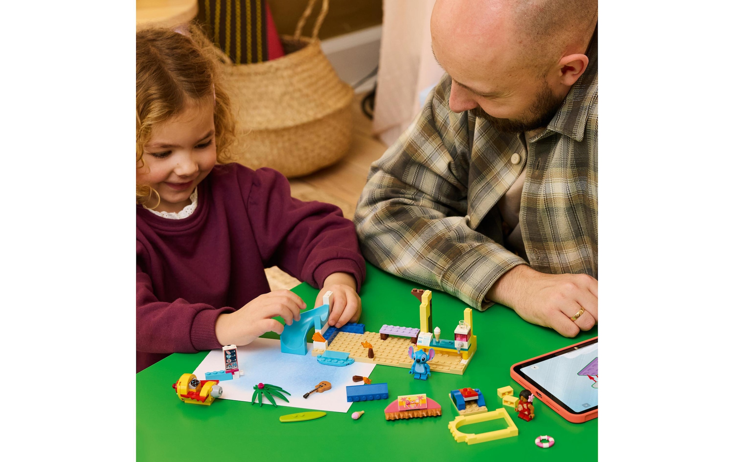 LEGO® Konstruktionsspielsteine »Spass am Strand mit Lilo und Stitch (43280), LEGO Disney Classic« Made in Europe