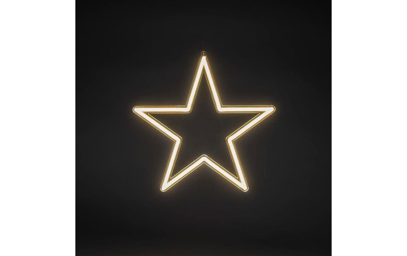 KONSTSMIDE LED Dekolicht »LED Deko Stern mit Neoneffekt inkl. 216 warmweissen Dioden«