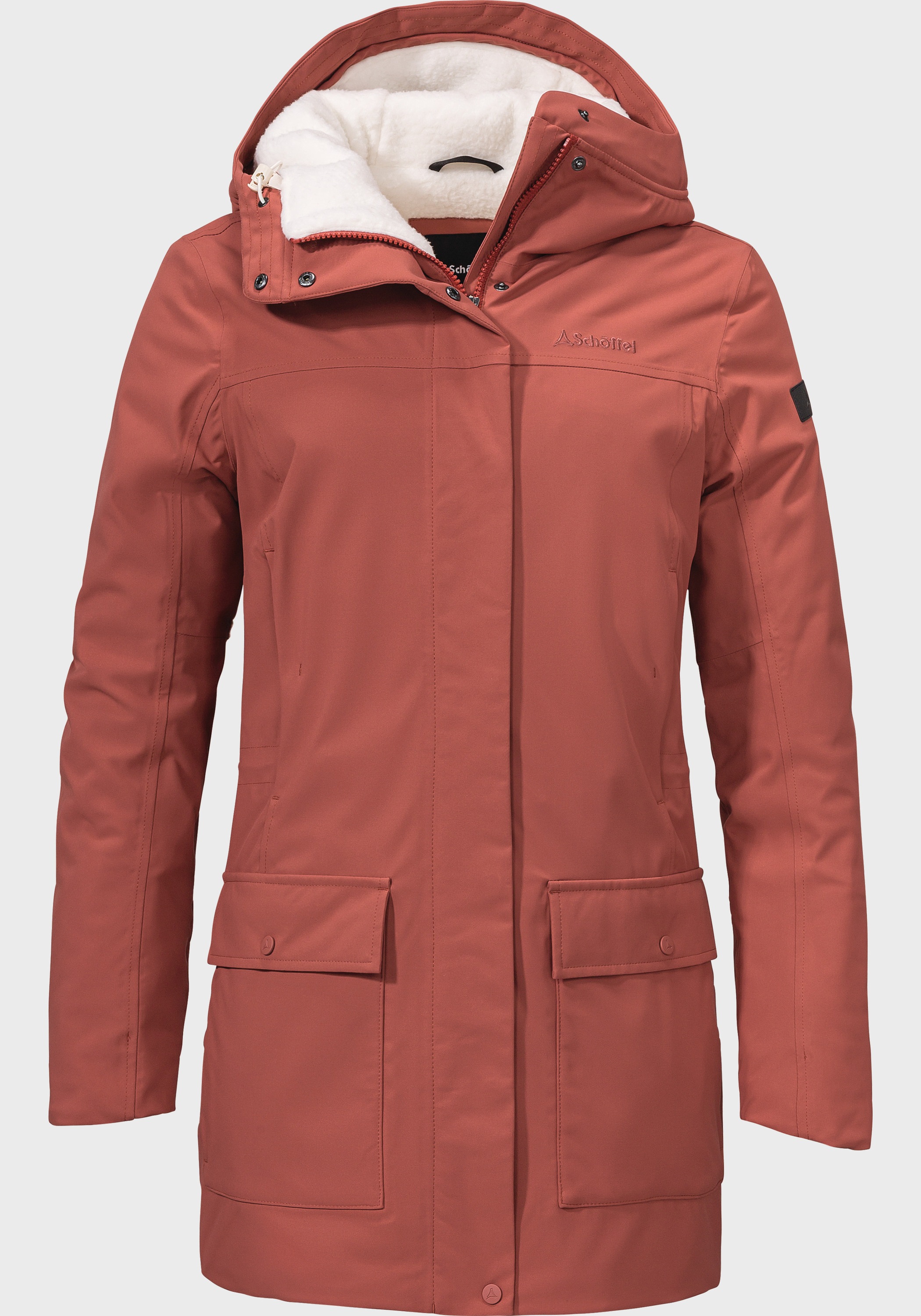 Image of Schöffel Langjacke "Ins. Parka Rotterdam L" mit Kapuze