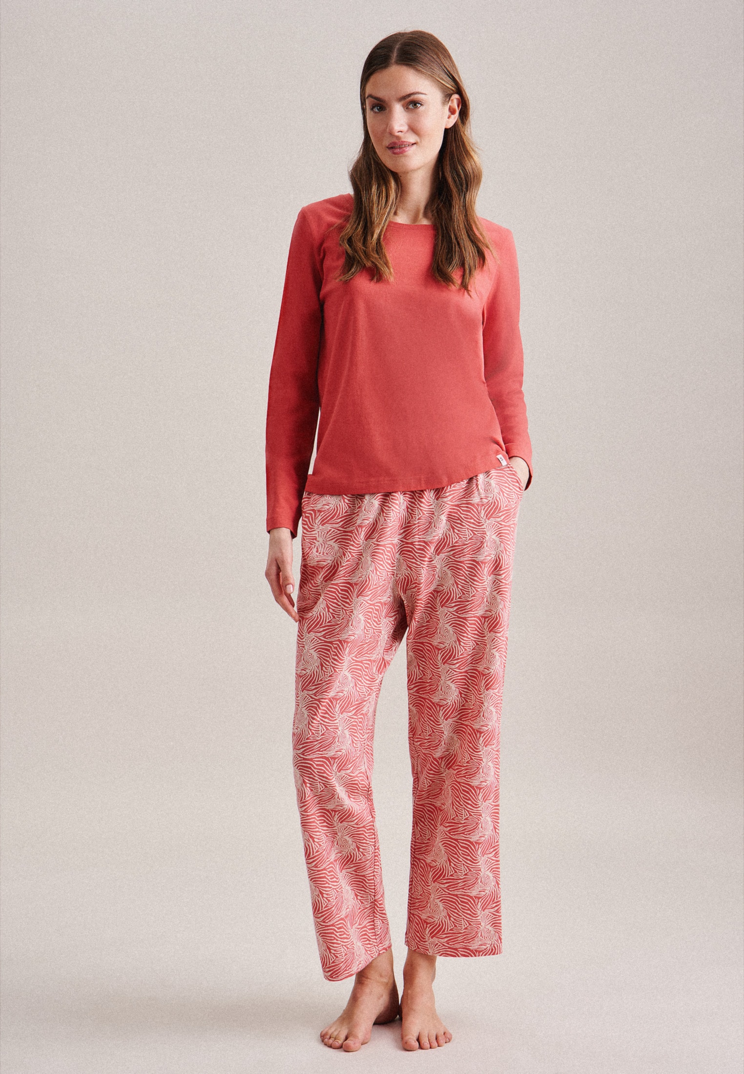 seidensticker Pyjama »Schwarze Rose«