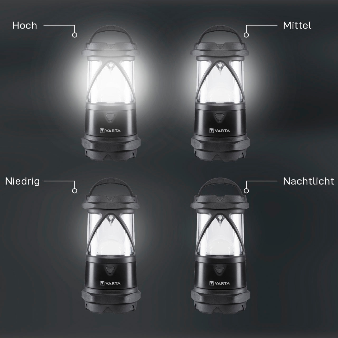 VARTA Laterne »Indestructible L30 Pro COB LED«, wasser- und staubdicht,stossabsorbierend,bruchfeste Linse und Reflektor