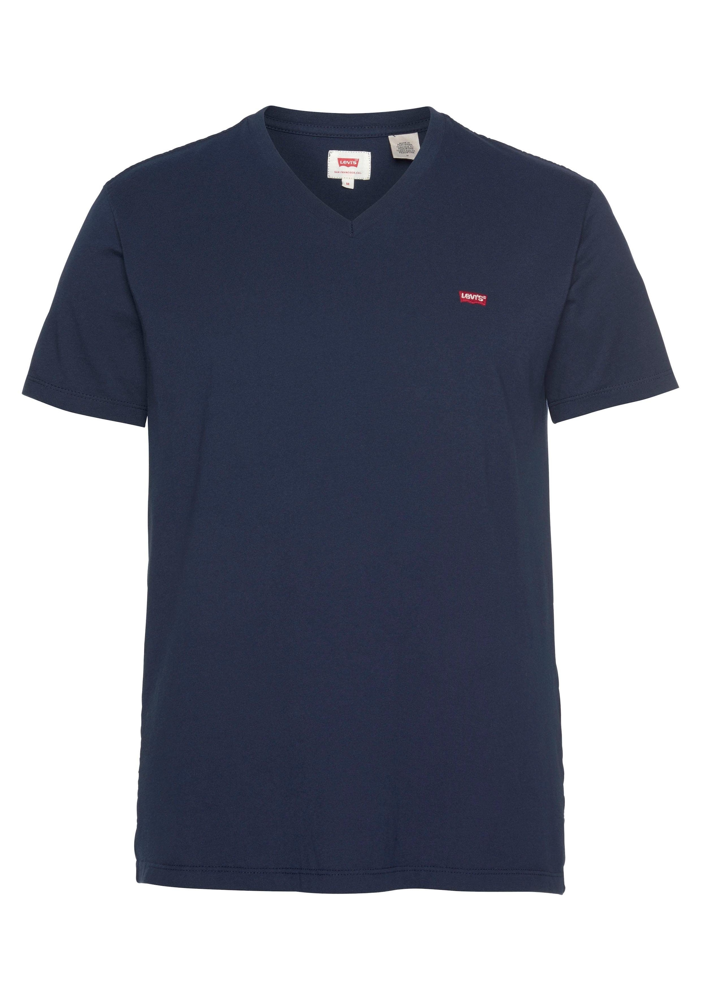 Levi's® T-shirt en V »LE ORIGINAL HM VNECK« mit Logostickerei