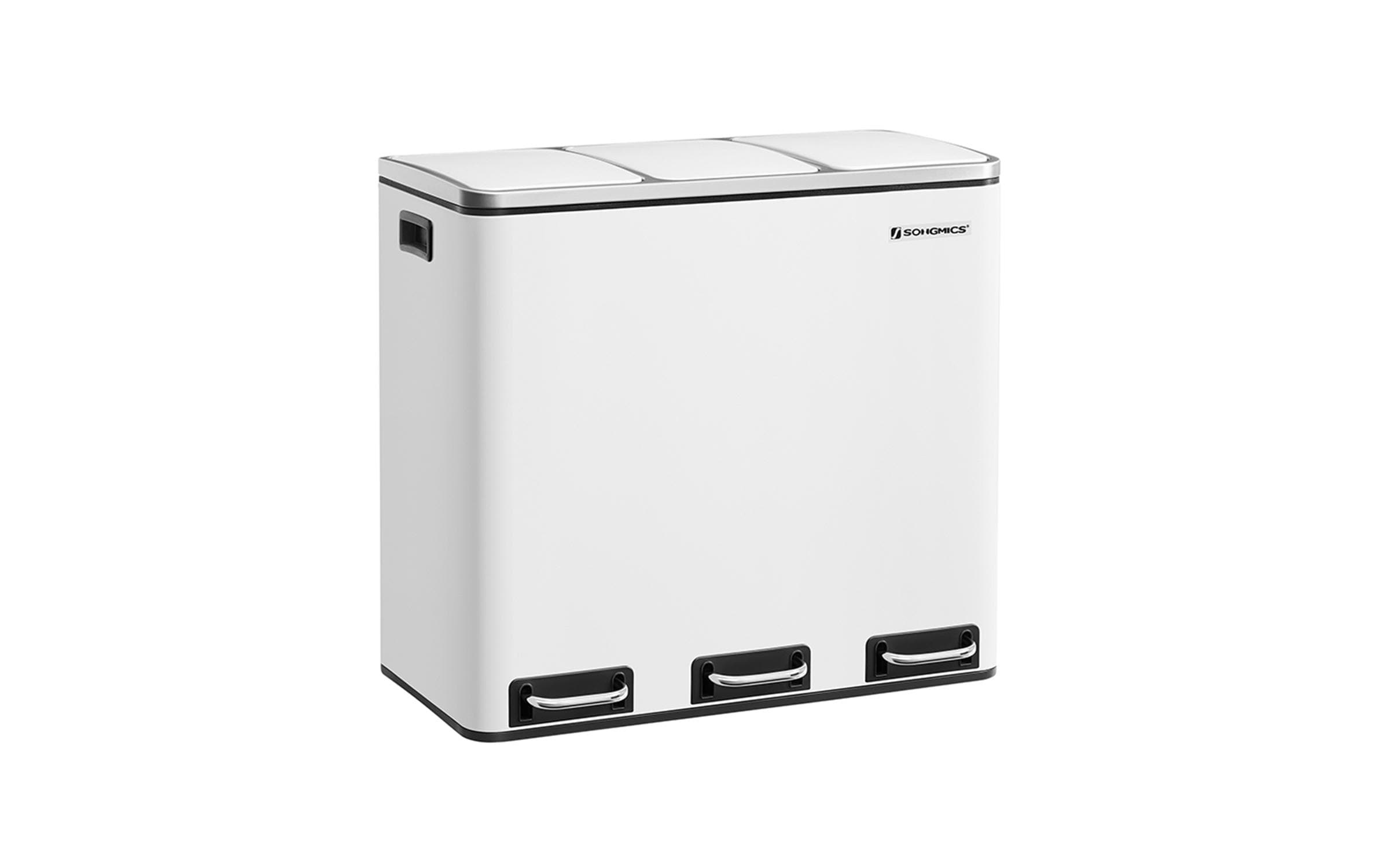 Image of SONGMICS Mülleimer "3 x 18 l" 3 Behälter