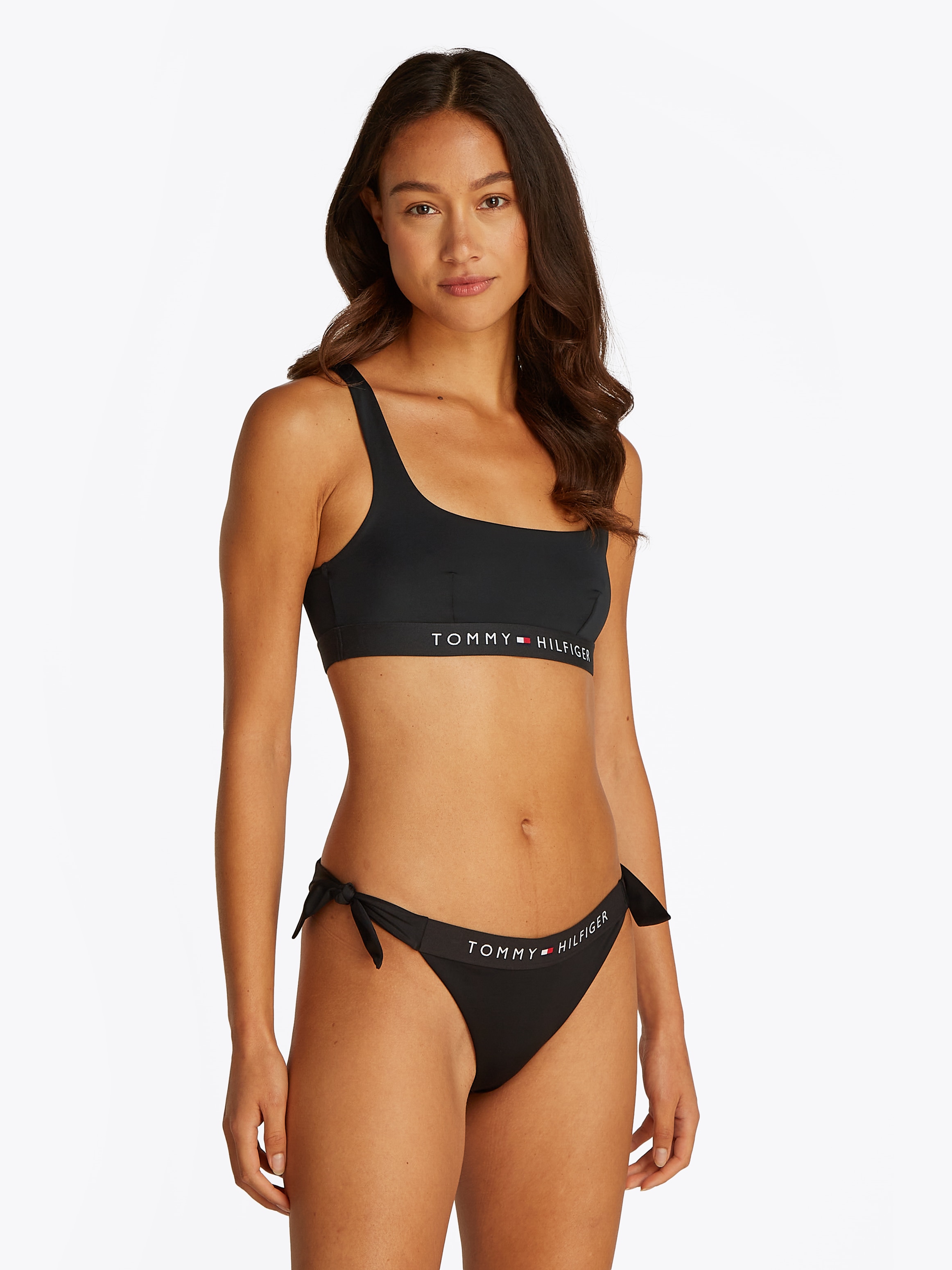 TOMMY HILFIGER Swimwear Balconette-Bikini-Top »TH BRALETTE (EXT SIZES)«, mit Logoschriftzug