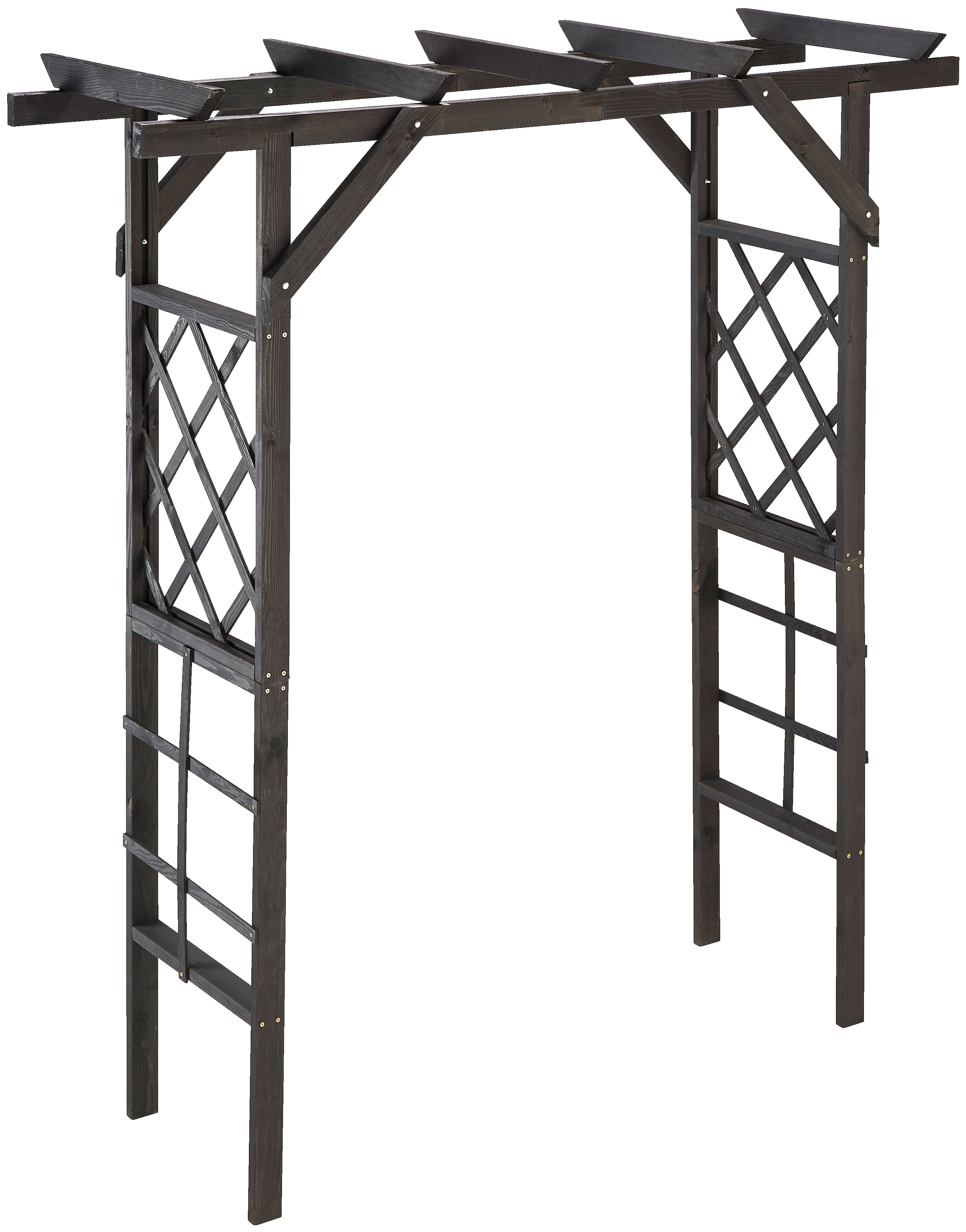 promadino Rosenbogen »Pergola Ben«, BxTxH: 200x65x208 cm, anthrazit