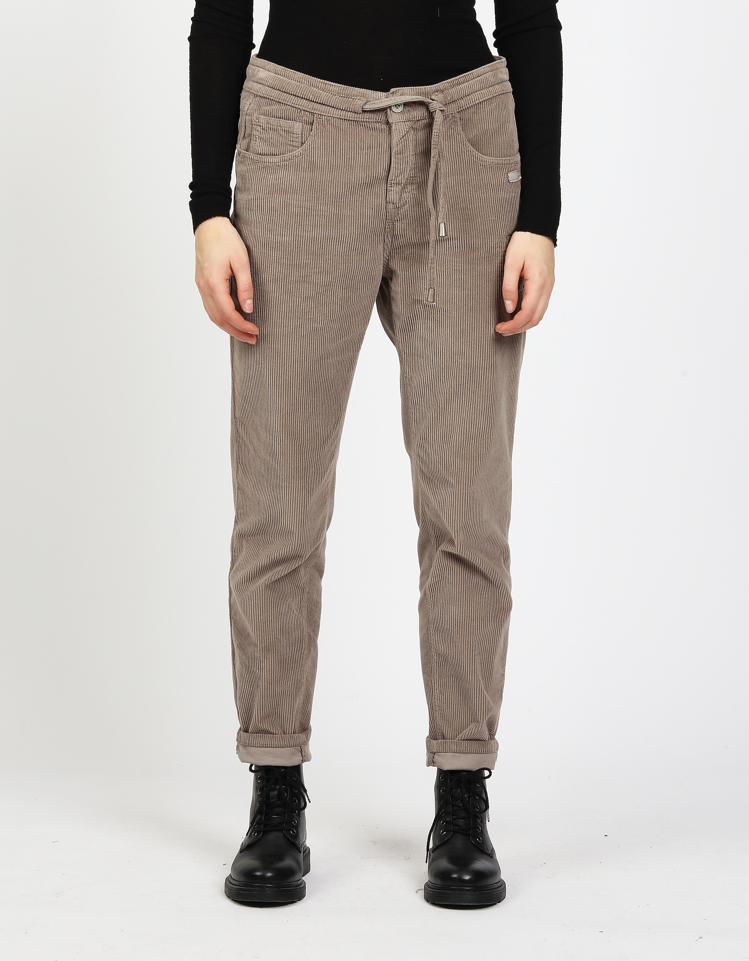 Image of GANG Cordhose "94AMELIE JOGGER" mit Tunnelzug am Bund