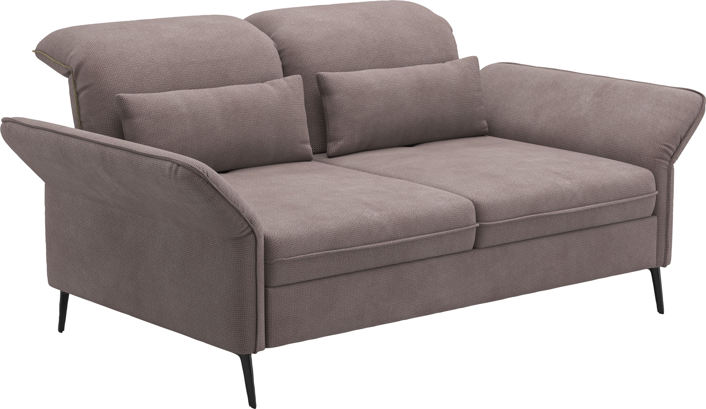 sit&more 2,5-Sitzer »Emely, inkl. Sitztiefenverstellung«, wahlweise mit Bettfunktion, Kopf- & Armteilverstellung