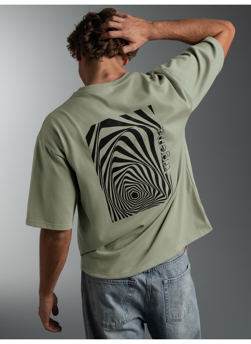Image of Trigema T-Shirt "TRIGEMA T Shirt mit abstraktem Print" 1