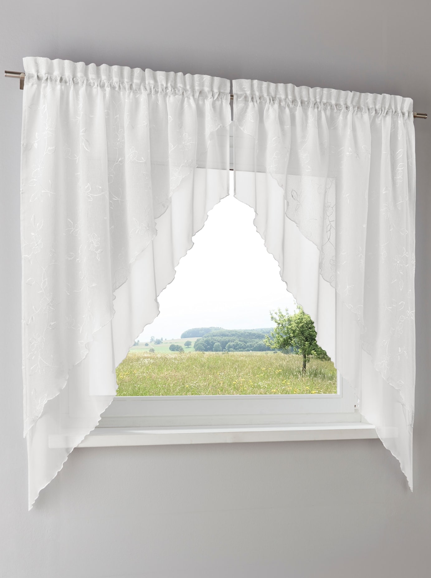 Image of heine home Gardine Stangendurchzug 1 Stk. tlg.