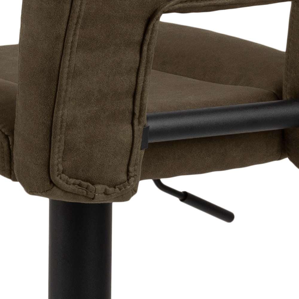 ACTONA GROUP Tabouret de bar »Sylvia Barstuhl, Höhenverstellbar,« pied trompette, vérin à gaz, pivotant, coutures verticales, lot de 2