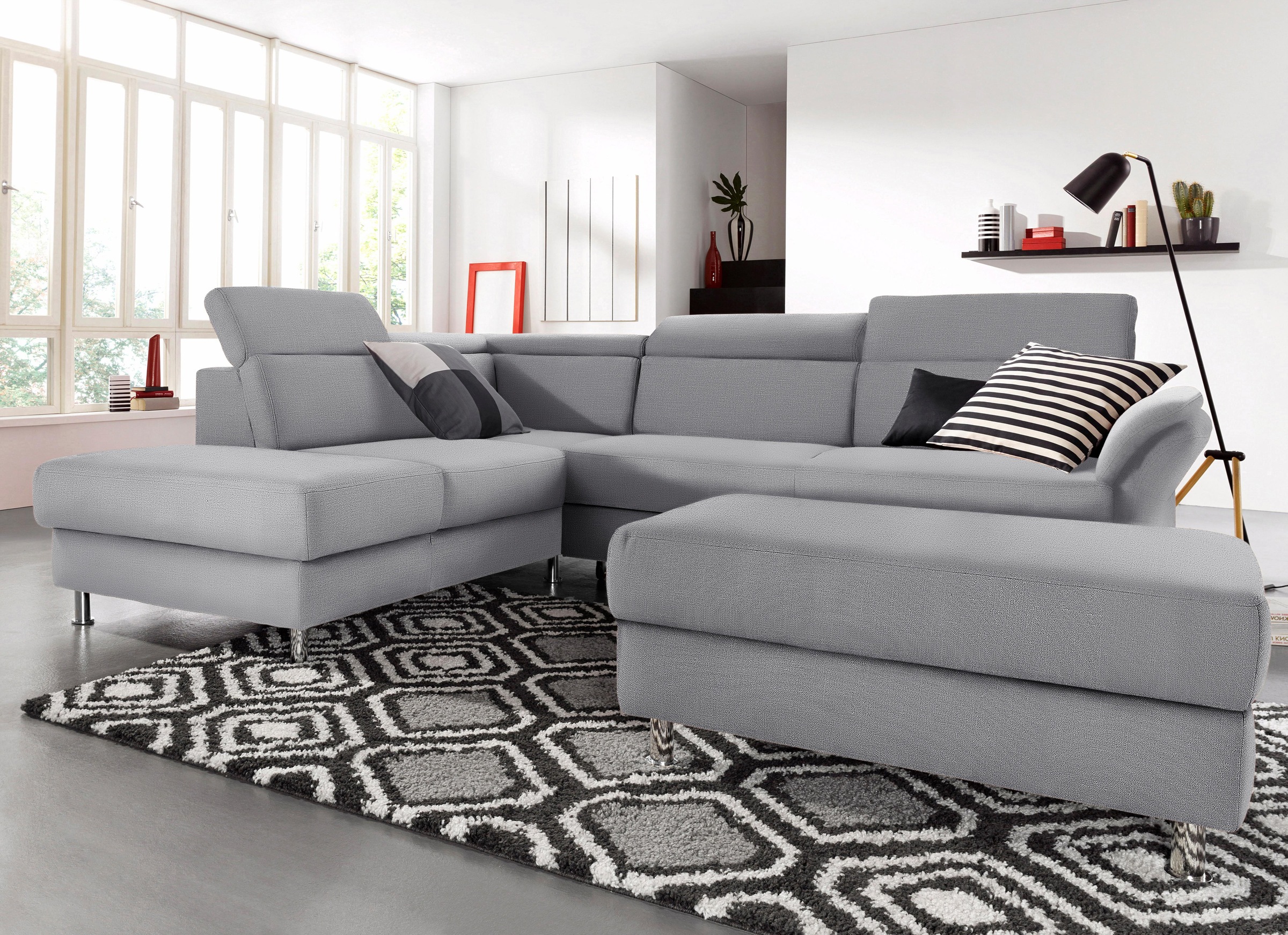 Image of sit&more Ecksofa, inklusive Kopfteilverstellung, wahlweise mit Bettfunktion bei Ackermann Versand Schweiz