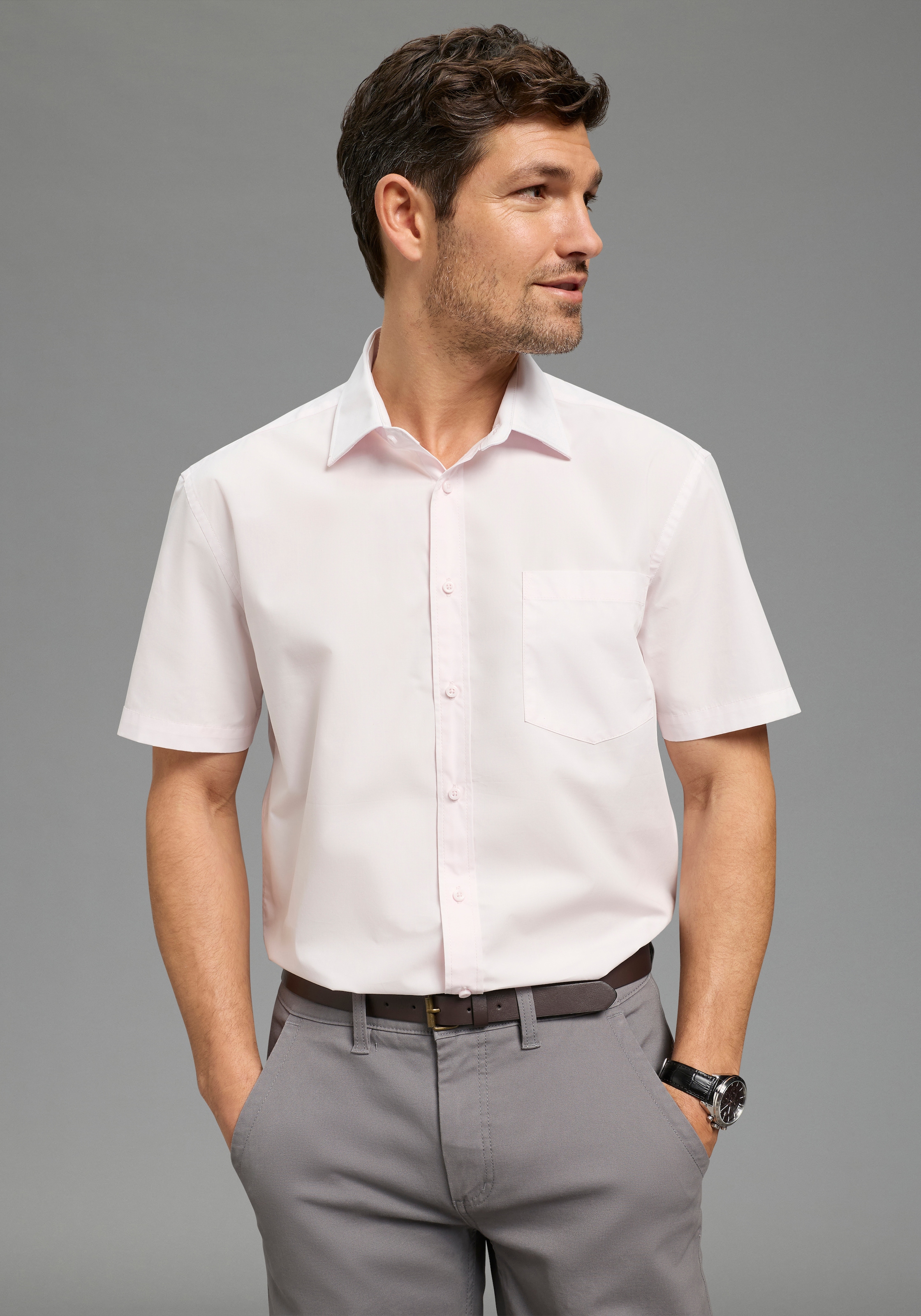 Man's World Chemise à manches courtes Kurzarm