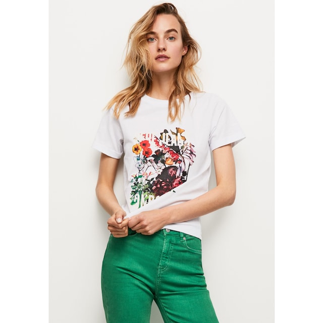 ♕ Pepe Jeans T-Shirt, in oversized Passform und mit tollem markentypischem  Frontprint versandkostenfrei bestellen | T-Shirts