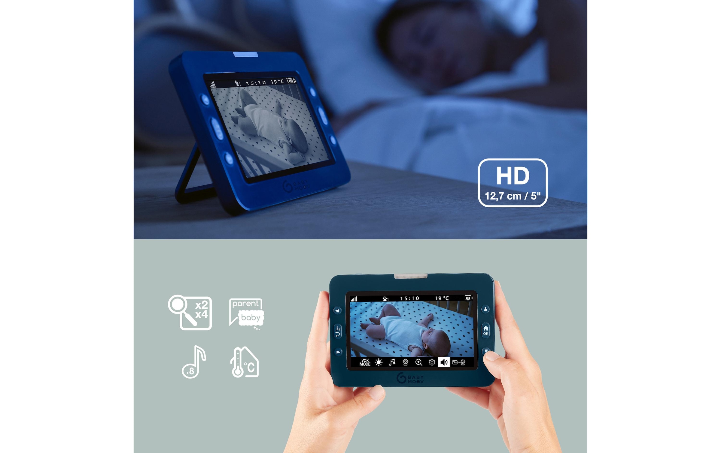 BABYMOOV Babyphone »Video YOO MASTER PLUS HD«