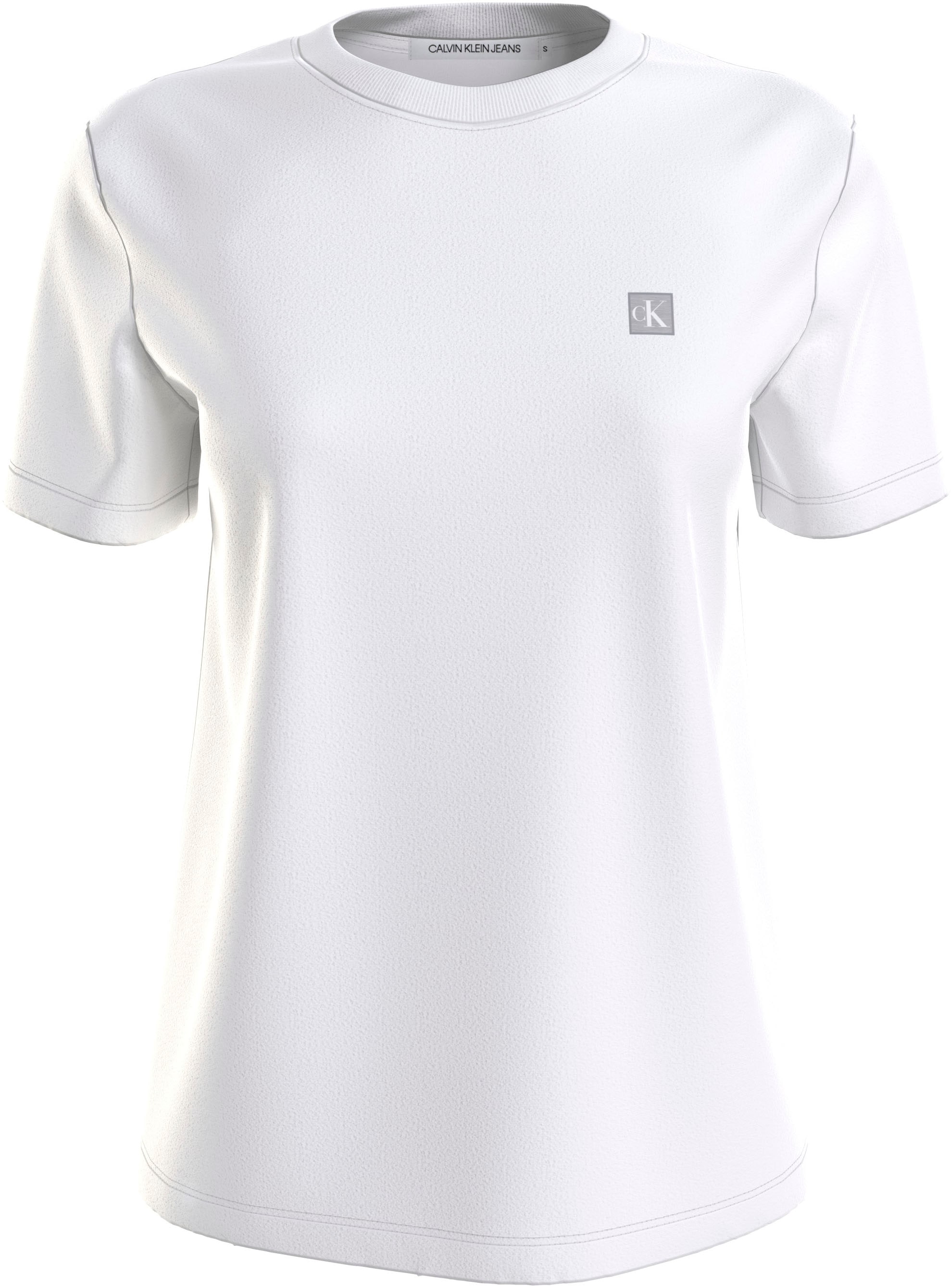BADGE »CK Calvin Logopatch T-Shirt Jeans versandkostenfrei mit EMBRO auf TEE«, ♕ Klein REGULAR