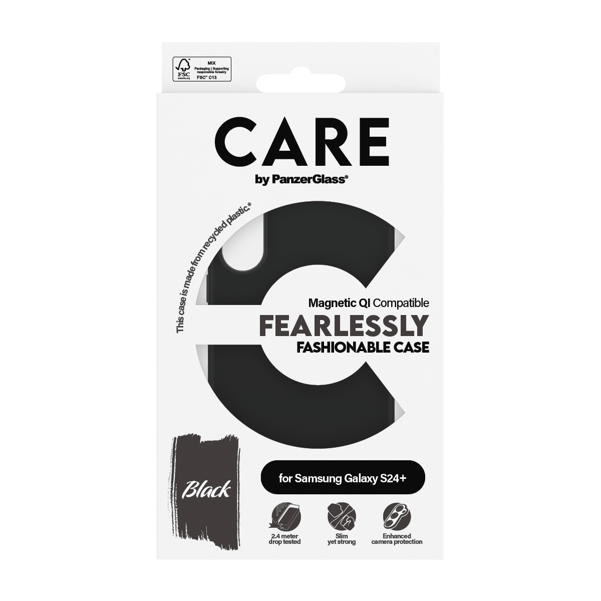 CARE by PanzerGlass Housse pour téléphone portable »MagSafe QI Compatible Fearlessly Fashionable Case für Samsung S24+« Backcover, Schutzhülle, Handyschutzhülle, Case, Schutzcase, stossfest