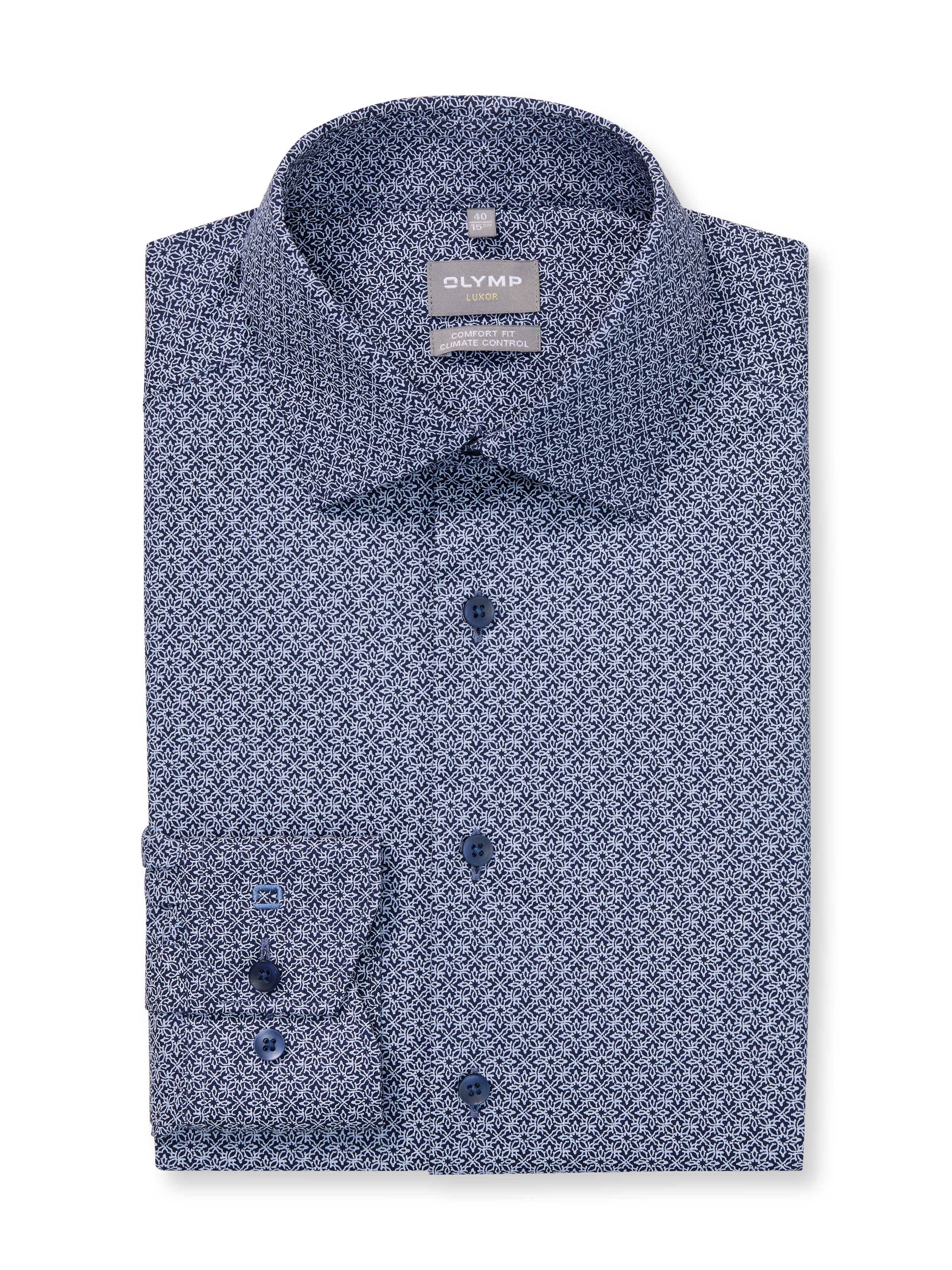 OLYMP Chemise à manches longues »Luxor« Climate Control, Businesshemd, comfort fit, New-Kentkragen