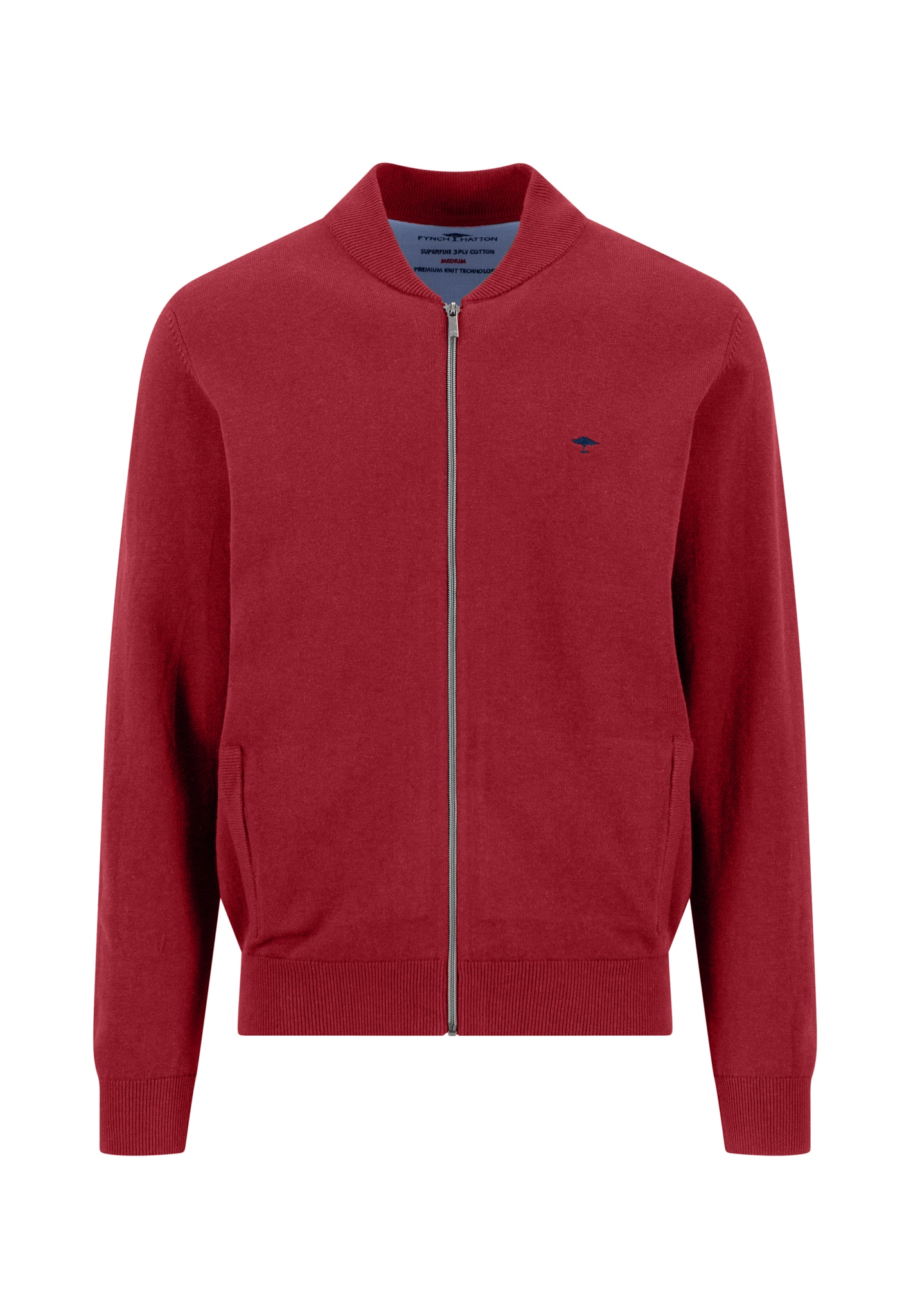 FYNCH-HATTON Veste en tricot avec broderie du logo