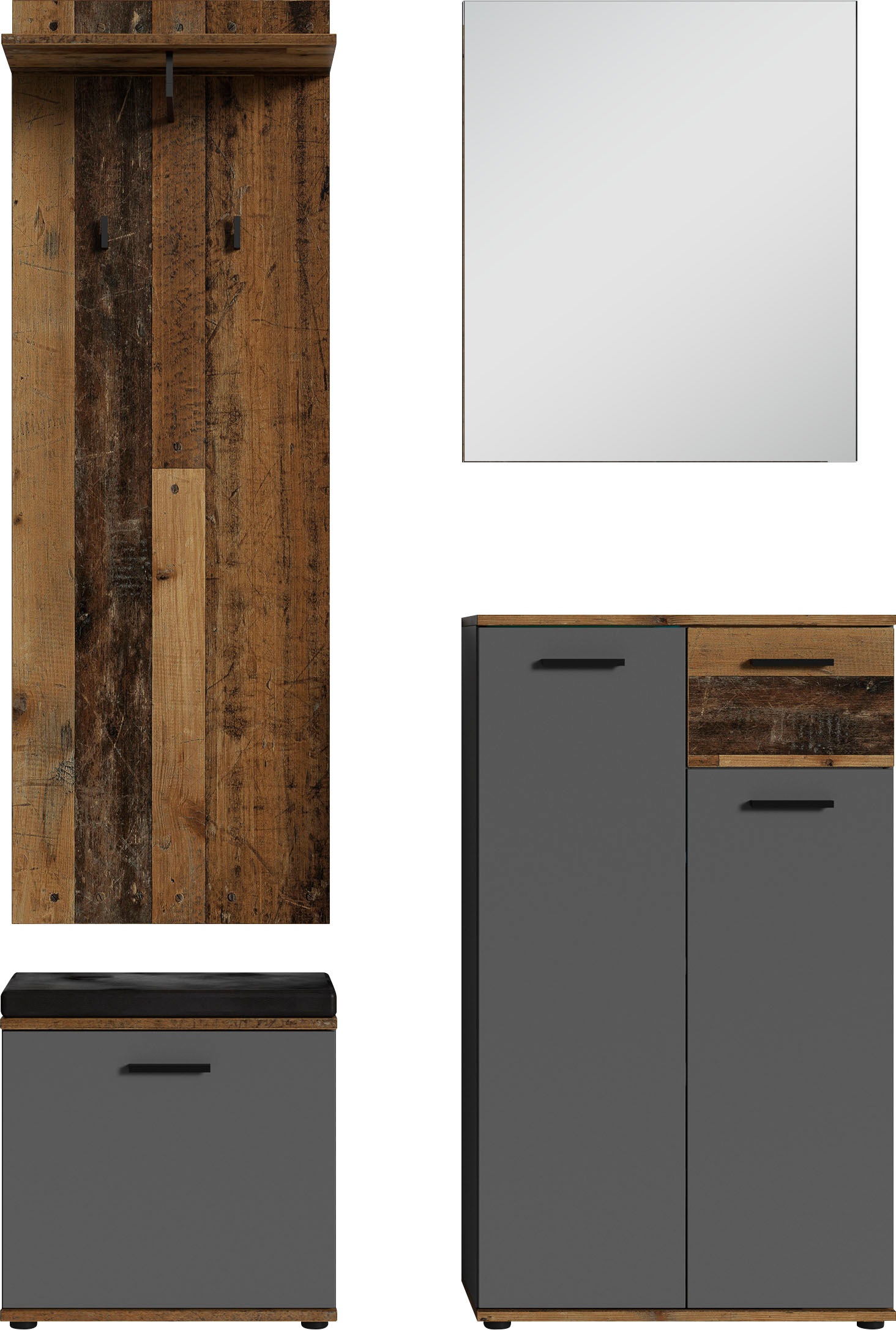 Image of byLIVING Garderoben-Set »Jakob«, (4 St.) bei Ackermann Versand Schweiz