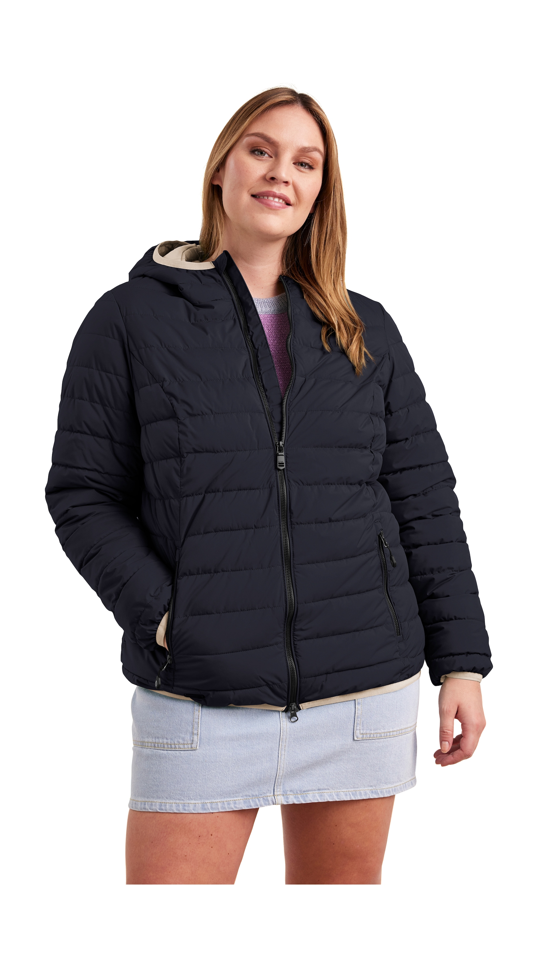 STOY Steppjacke »STS 3 WMN QLTD JCKT«, atmungsaktive, wasserabweisende Damen Steppjacke in grossen Grössen