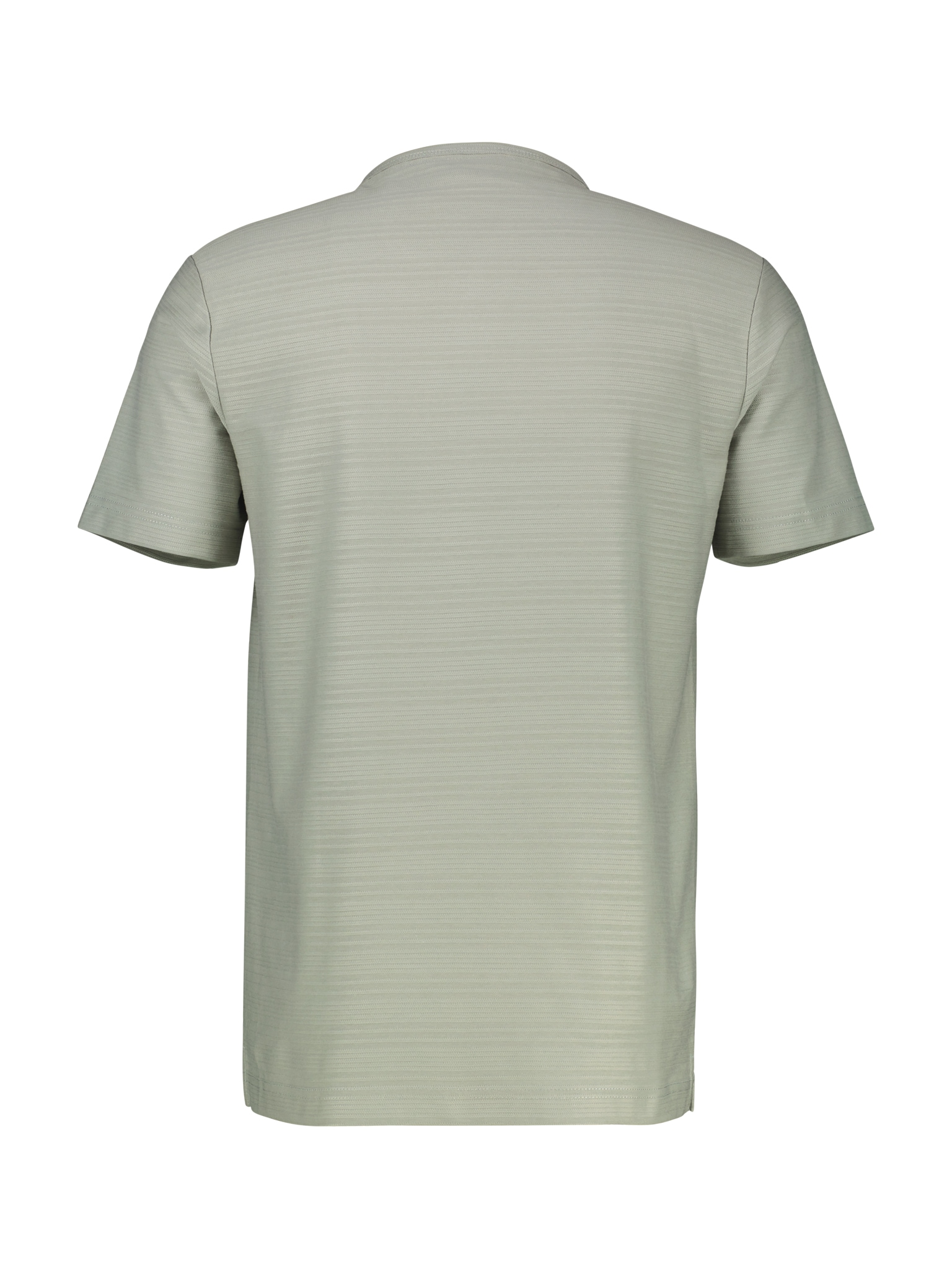 LERROS Kurzarmshirt, mit Serafino-Kragen und Knopfleiste