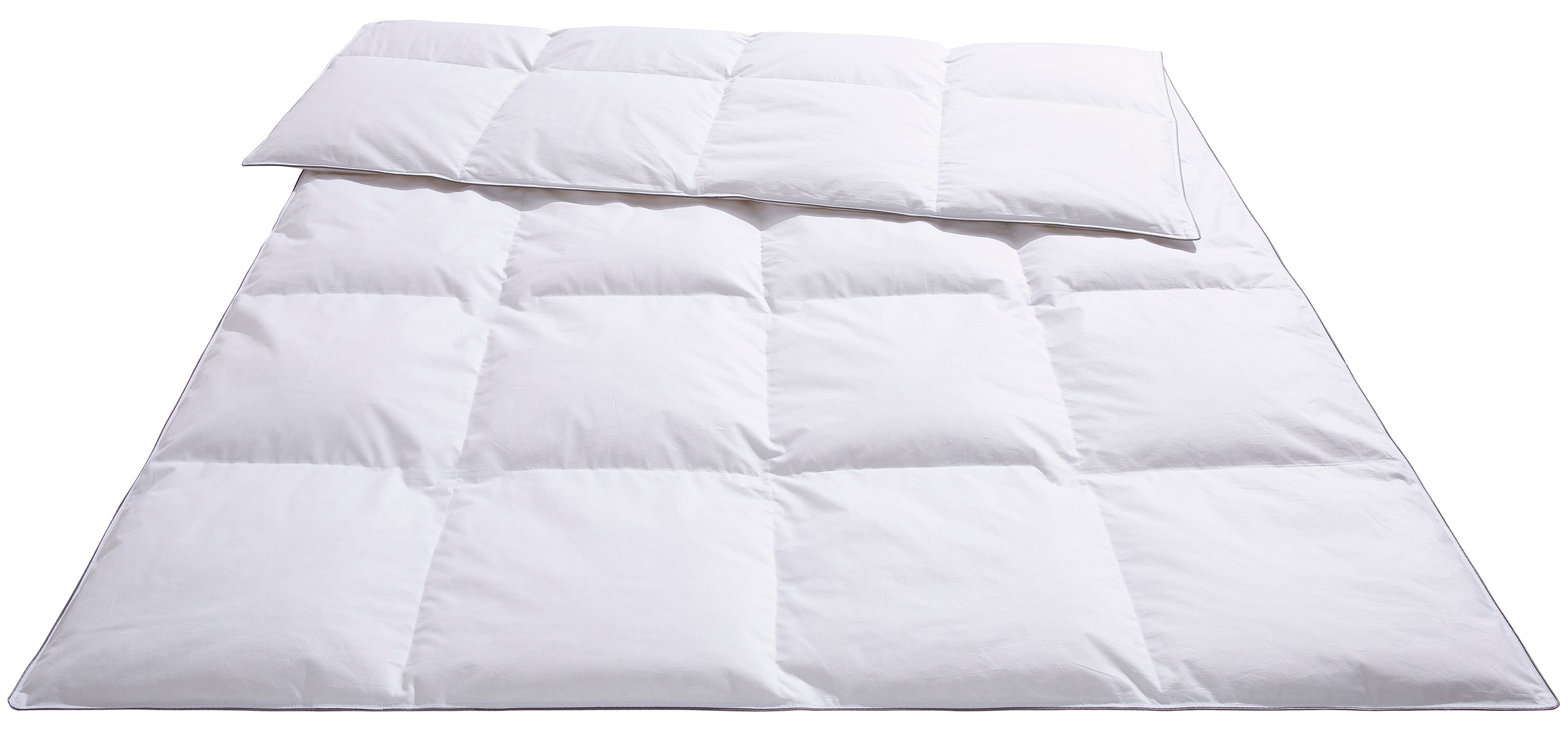 OTTO home Daunenbettdecke "Sorsele, Bettdecke 135x200 cm, 155x220 cm und weitere Größen" normal Füllung 60% Daunen & 40% Federn Bezug Baumwolle 1 Stk. tlg. Bettdecken, Sommer, Winter, 4 Jahreszeiten, Decke, Made in Germany