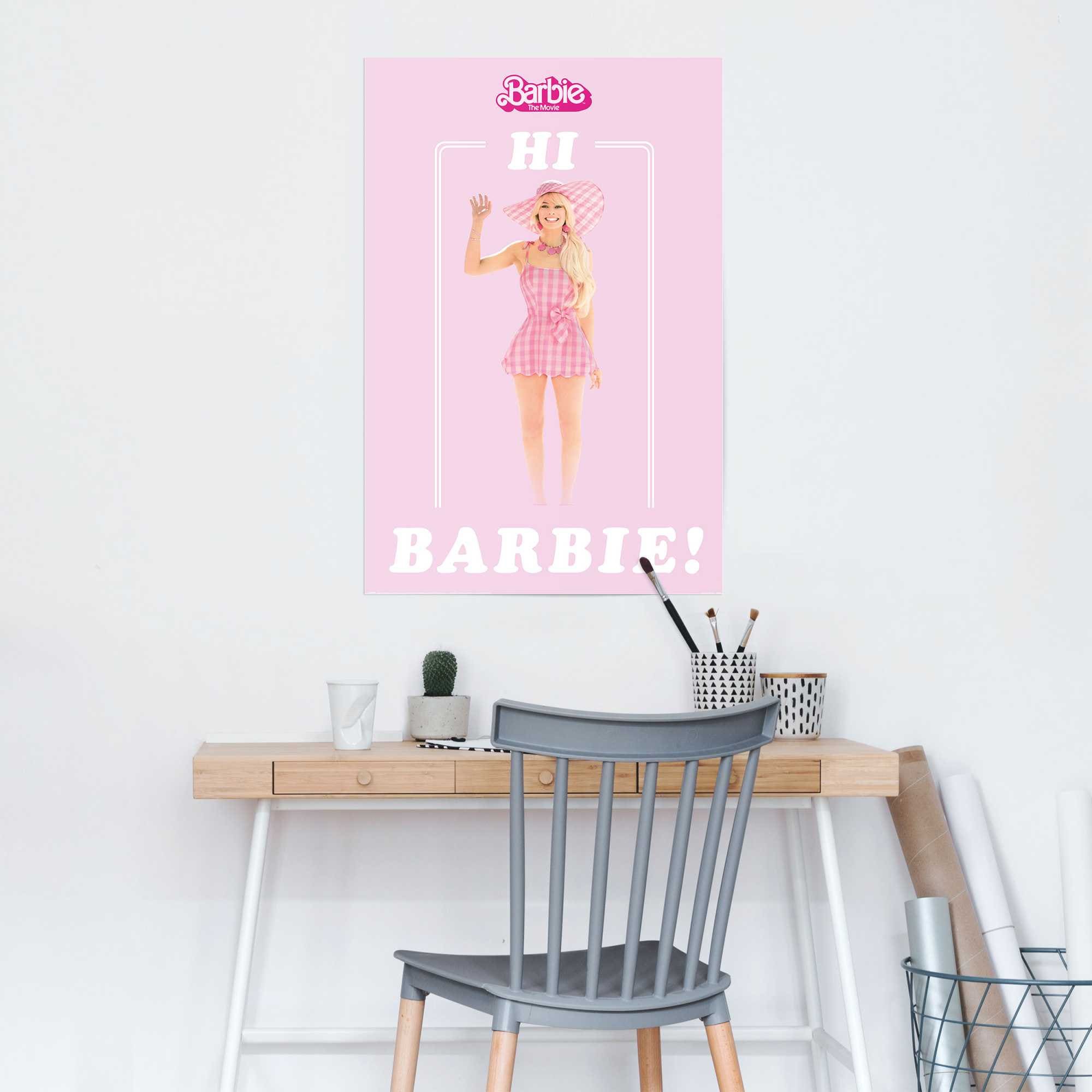 Image of Reinders Poster "Barbie Film - hi Barbie"