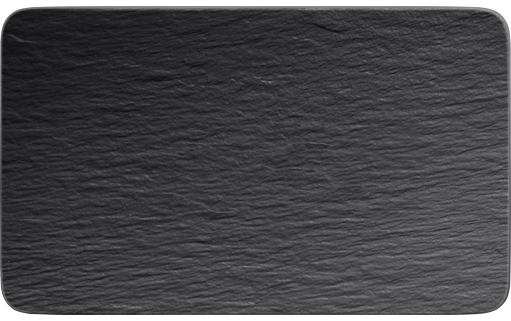 Image of Villeroy & Boch Speiseteller "Manufacture Rock 1 Stück, Schwarz"