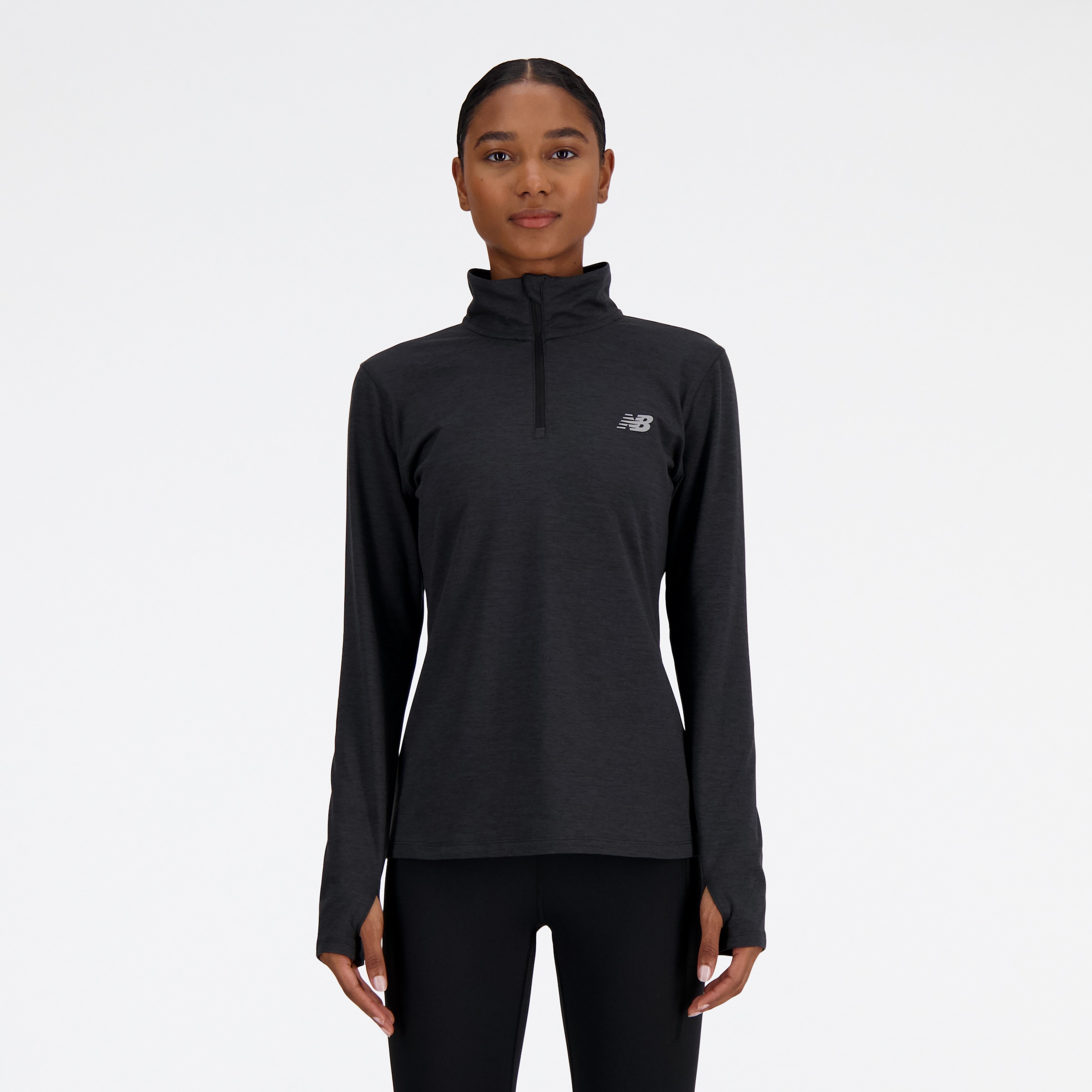New Balance Laufshirt »Sport Essentials Space Dye Quarter Zip«