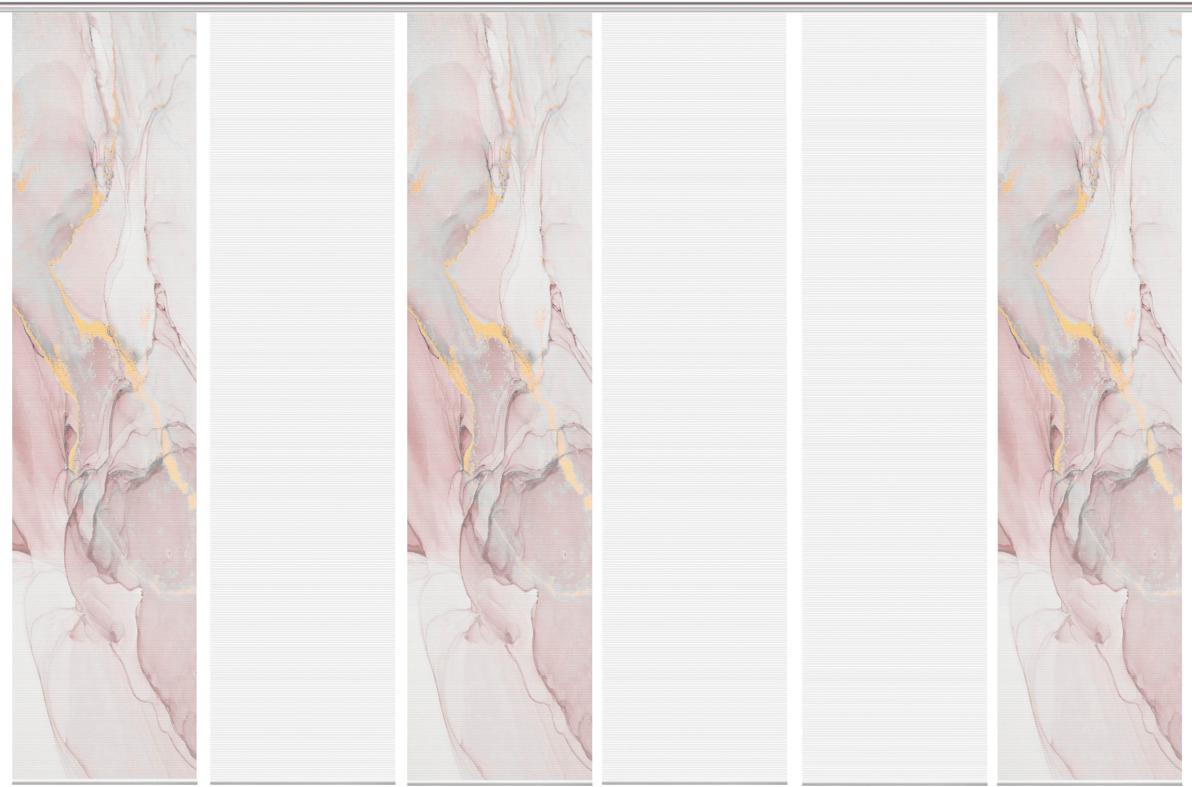 Image of Vision S Schiebegardine »MARMOSA 6er SET«, (6 St.), Bambus-Optik, Digital bedruckt bei Ackermann Versand Schweiz