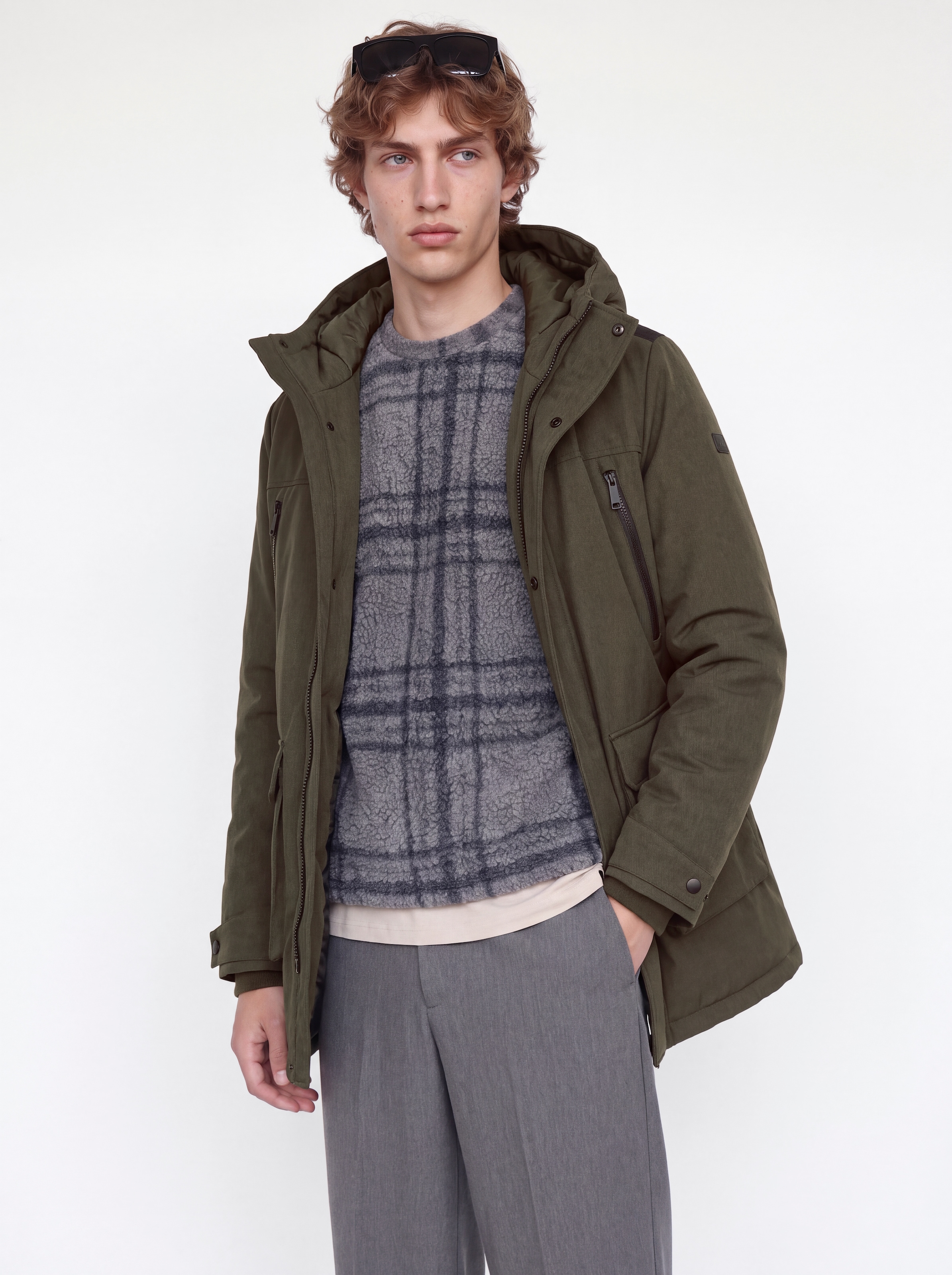 Jack & Jones Parka softshell »JJCLARK SOFTSHELL PARKA« avec capuche Kunstfaser, regular fit