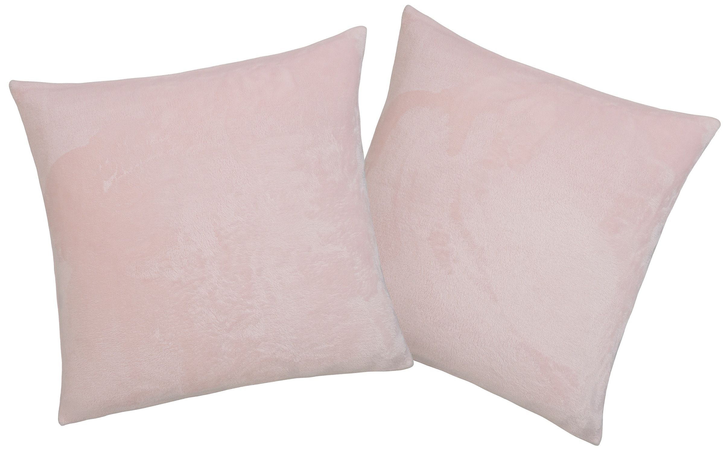 Image of GOODproduct Dekokissen "Jil" aus super weichem Kuschelfleece, Kissenhüllen ohne Füllung, 2 Stück