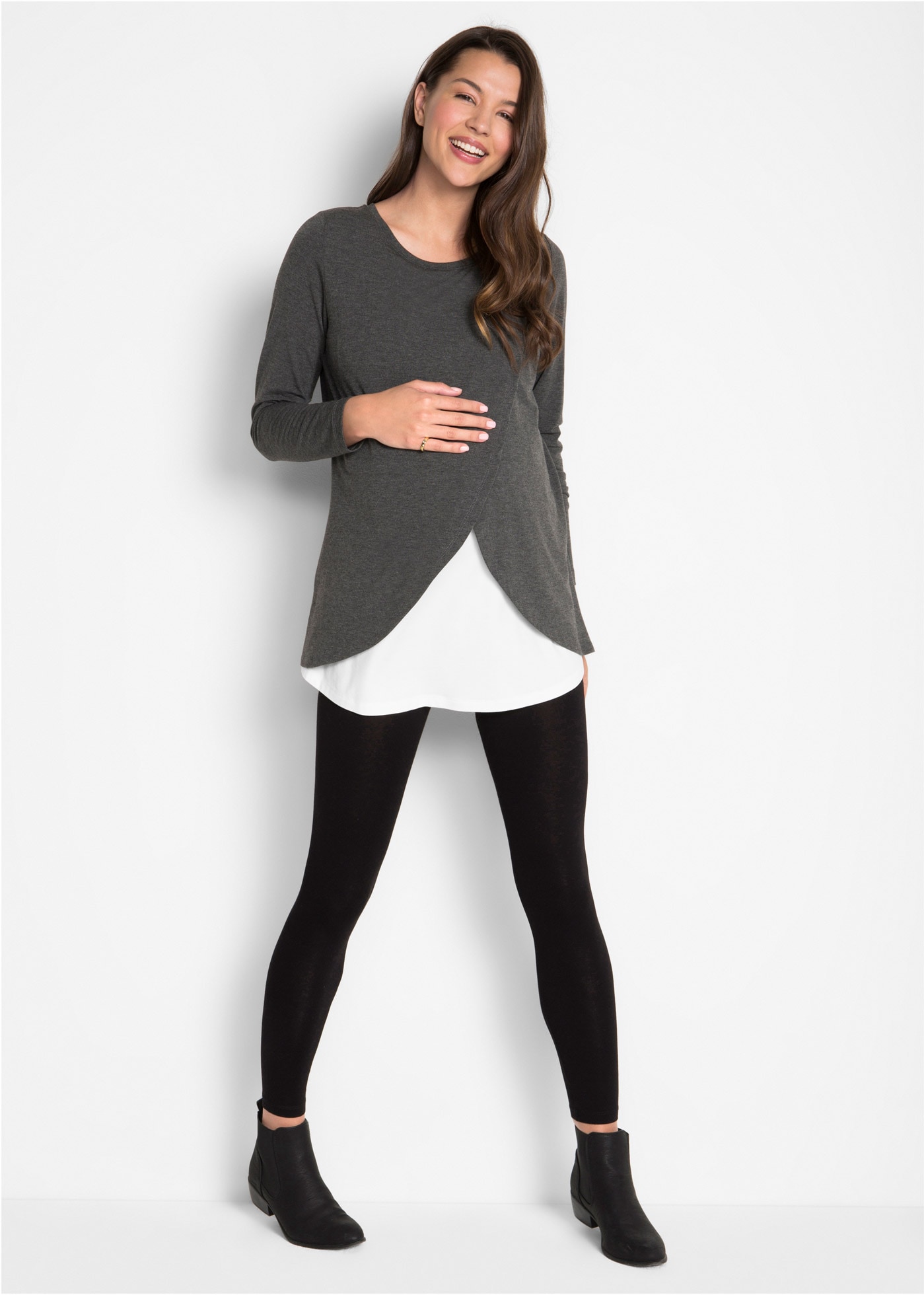 bonprix T-Shirt »Umstandsset mit Stillfunktion« Set, 2,  Umstandsset mit Stillfunktion