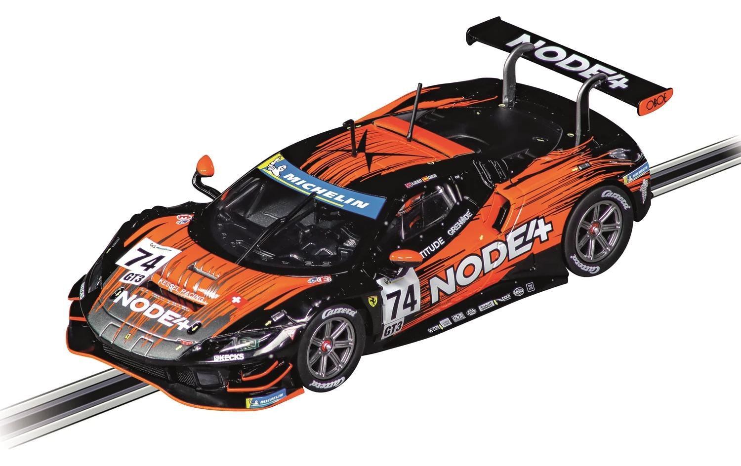 Image of Carrera Rennbahn-Auto "Ferrari 296 GT3 No.74 Slotcar 1:32" Licht, Rücklicht