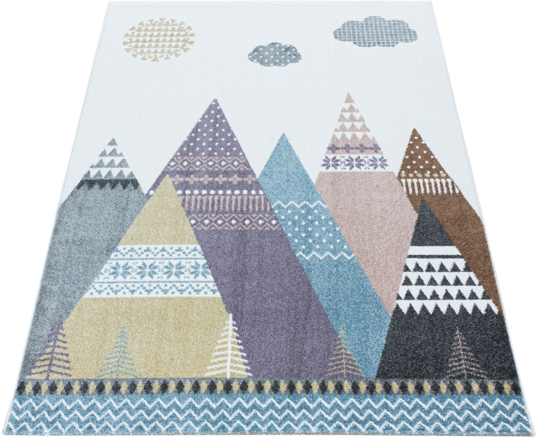 Image of Ayyildiz Teppiche Kinderteppich »LUCKY 3614«, rechteckig, 11 mm Höhe, Kinder Motivteppich bei Ackermann Versand Schweiz