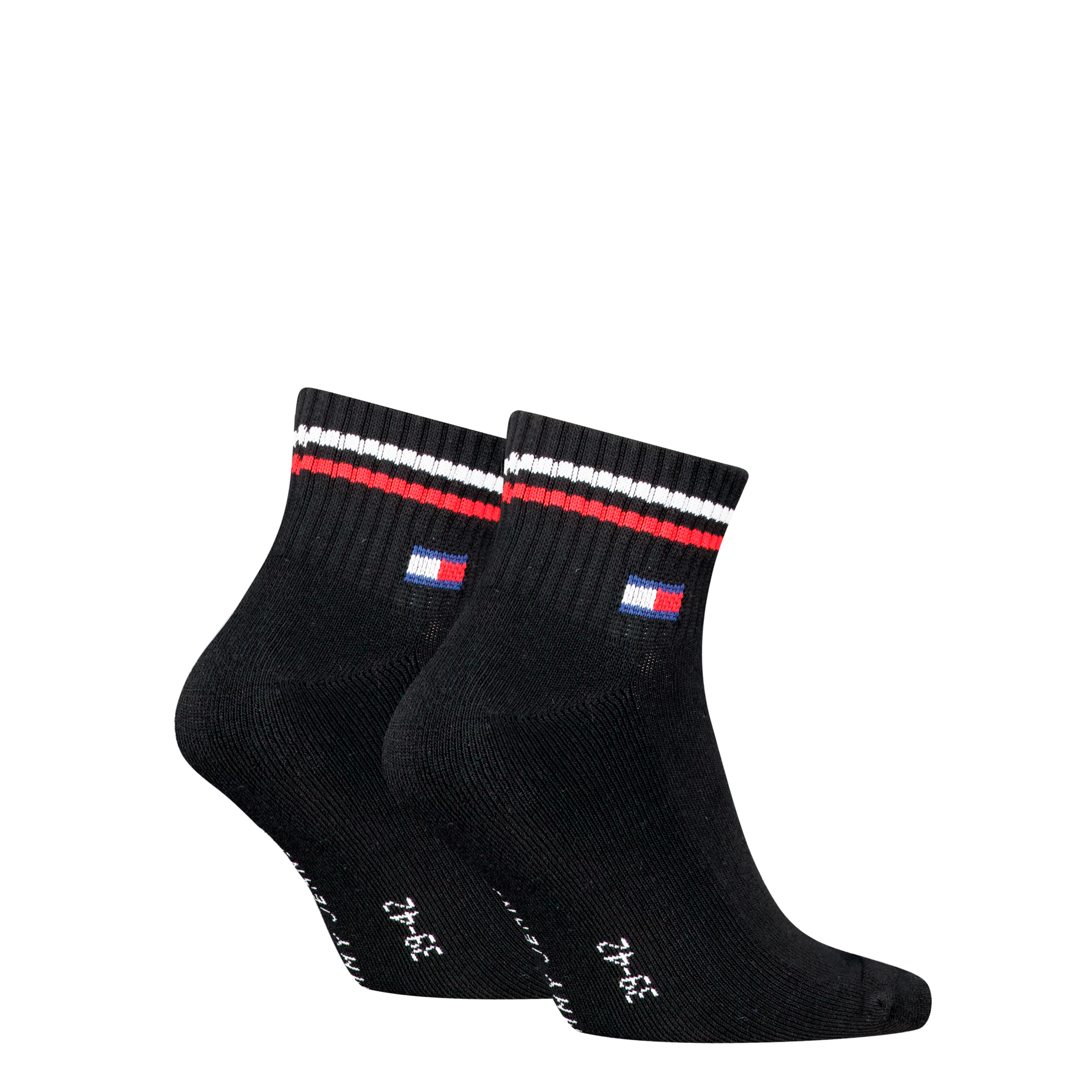 Tommy Hilfiger Chaussettes courtes »TH UNI TJ QUARTER 2P ICONIC« 2 Paar,  Half-Terry-Sohle für zusätzlichen Komfort