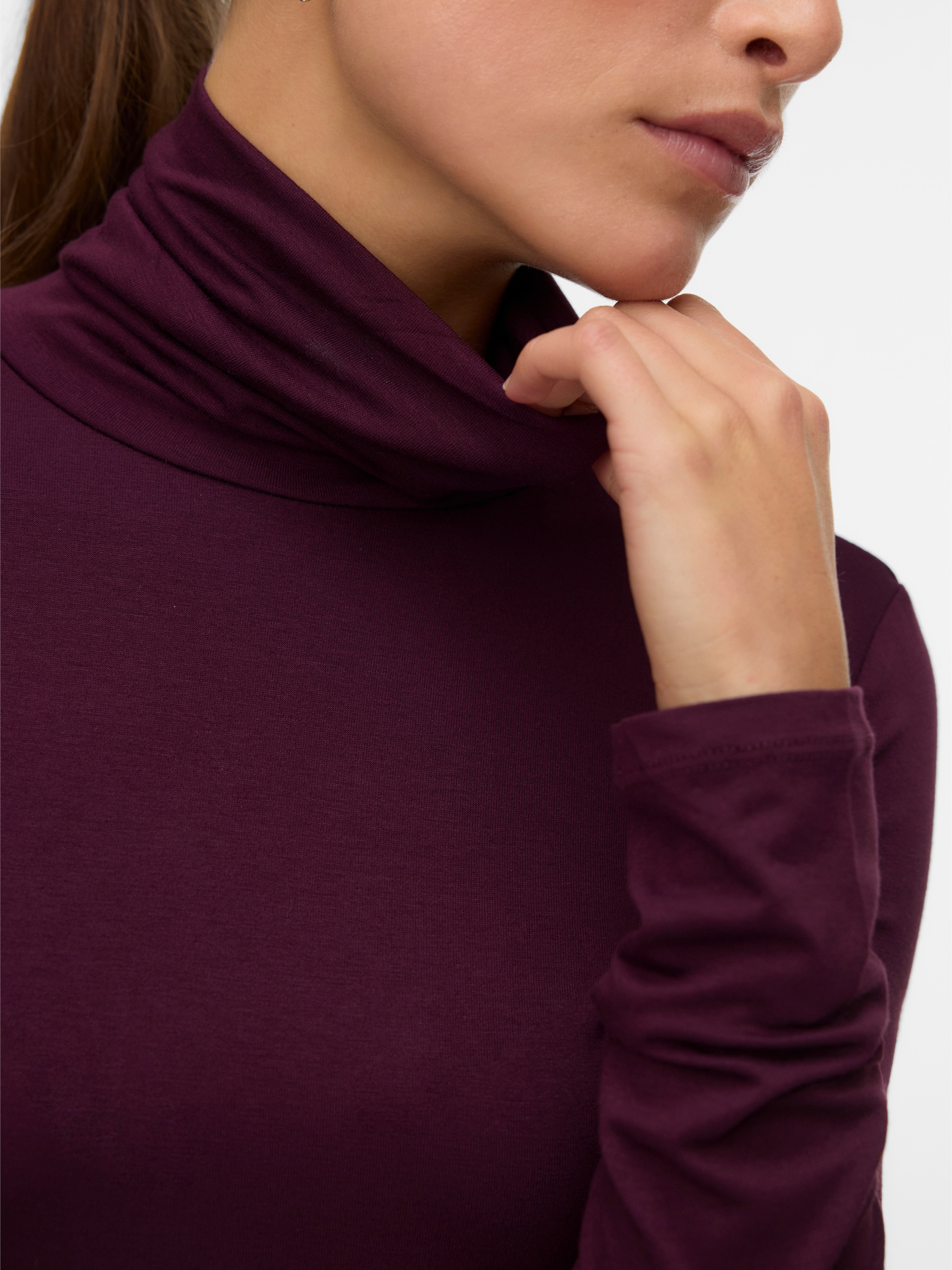Vero Moda Langarmshirt »VMALBERTE LS ROLLNECK TOP JRS NOOS«