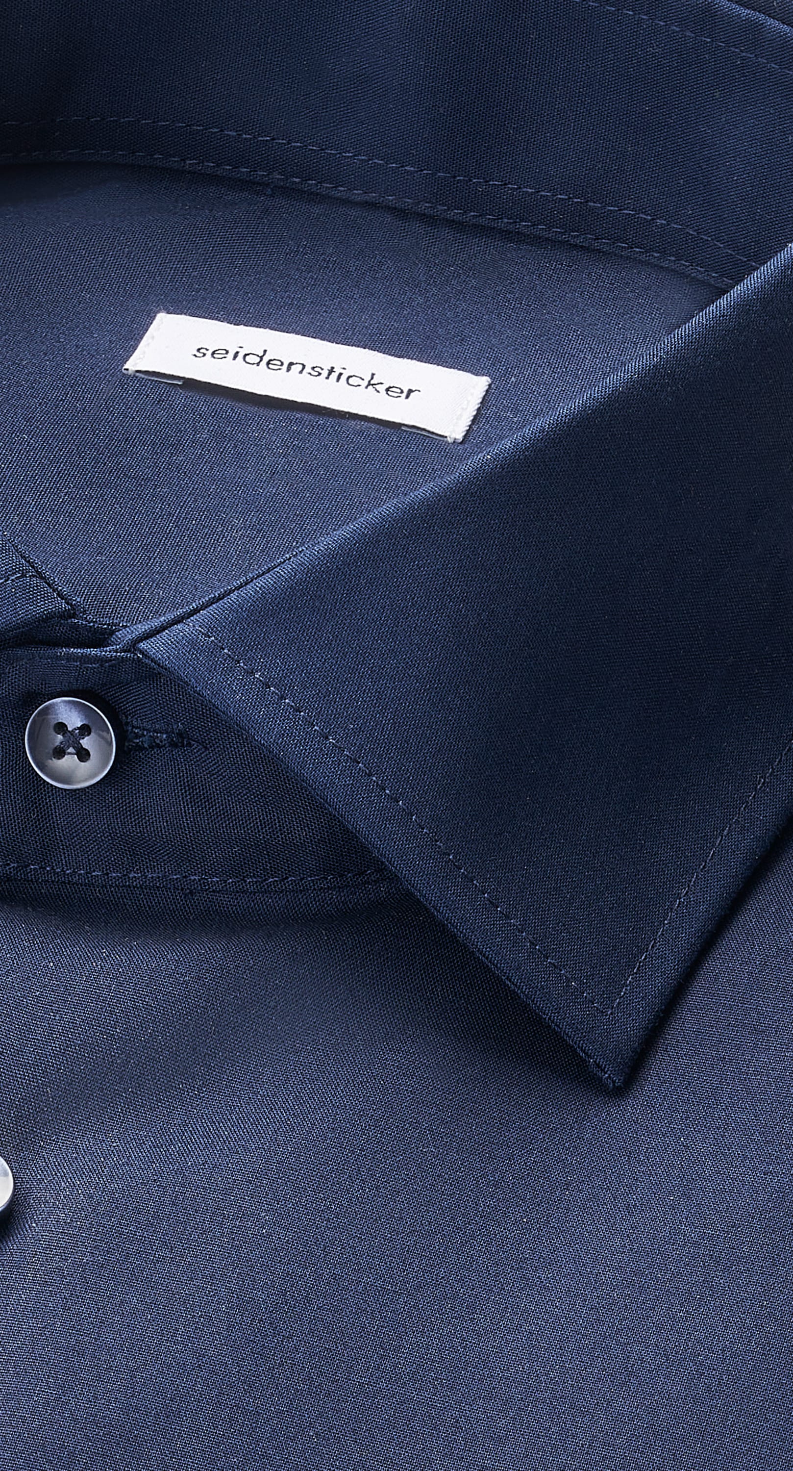 seidensticker Chemise d'affaires »Schwarze Rose« Regular 1/1 Kentkragen Uni