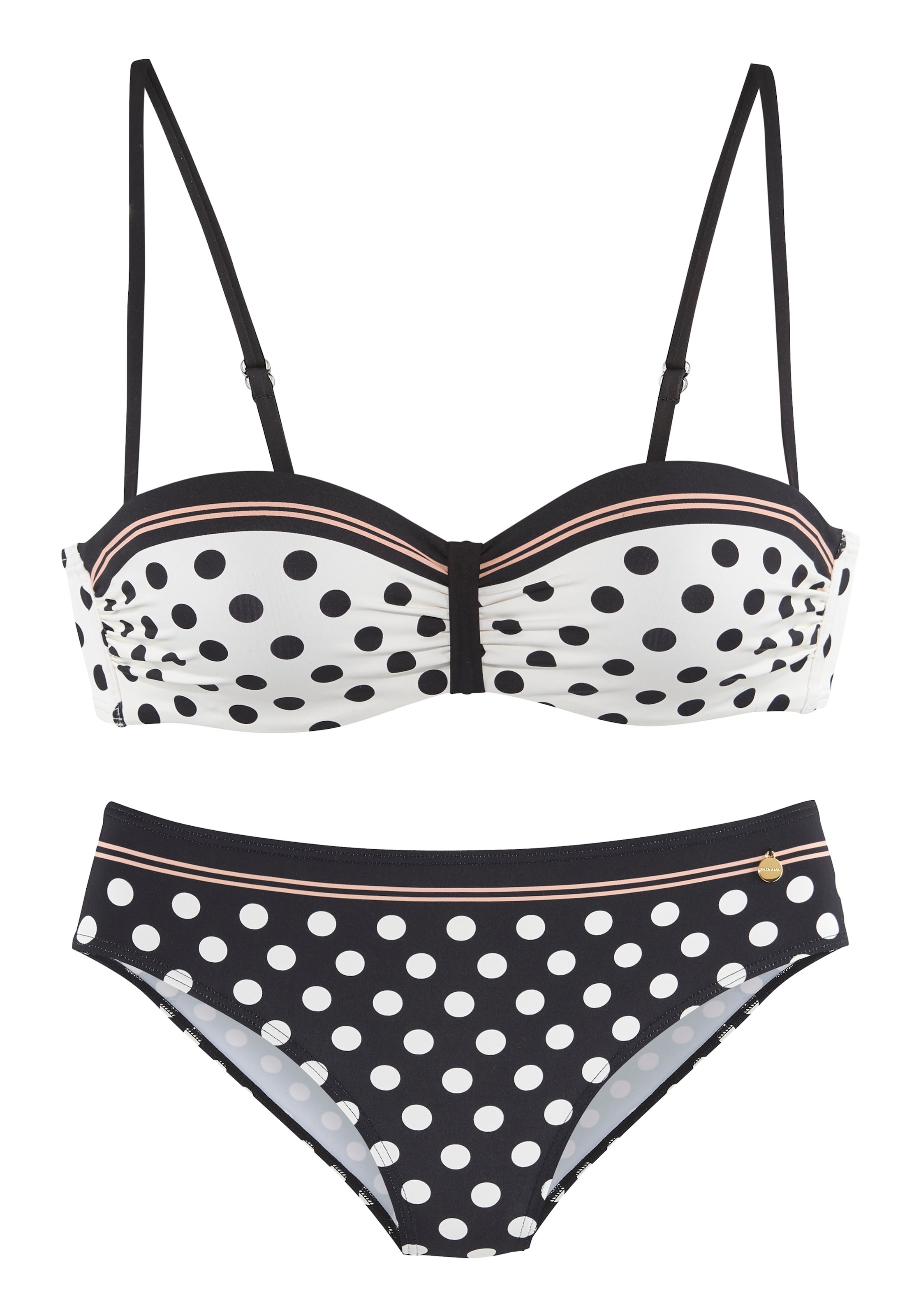 LASCANA Bügel-Bikini, mit süssen Tupfen