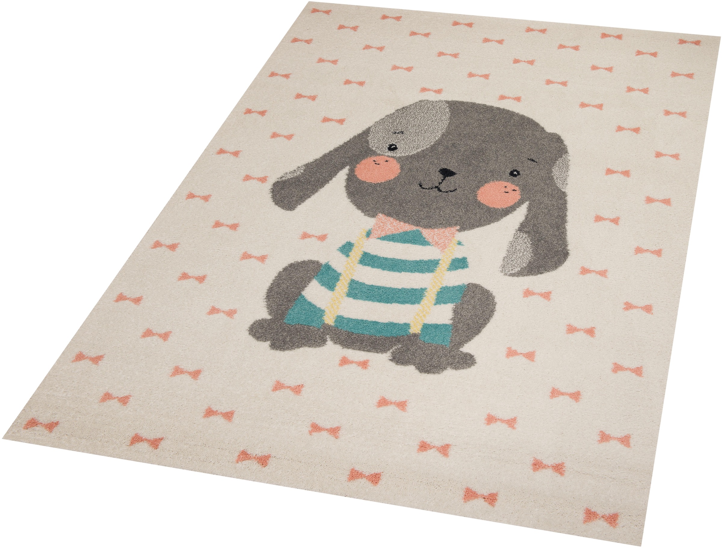 Image of Zala Living Kinderteppich »Puppy Berry«, rechteckig, 9 mm Höhe, Spielunterlage, besonders weich durch Microfaser bei Ackermann Versand Schweiz