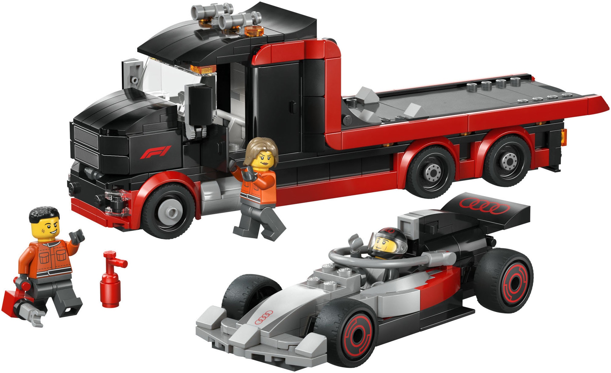 LEGO® Pions de construction »F1 Truck mit Audi F1 Rennwagen (60493), LEGO City«