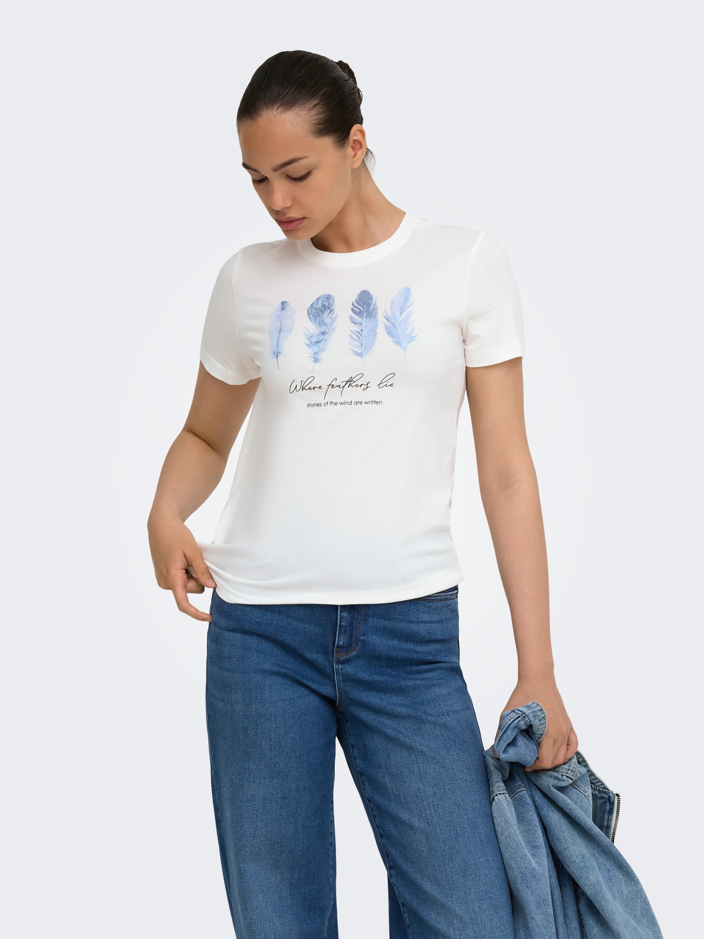 Image of ONLY Kurzarmshirt "ONLDREAMER S/S TEE JRS" Baumwolle, regular fit