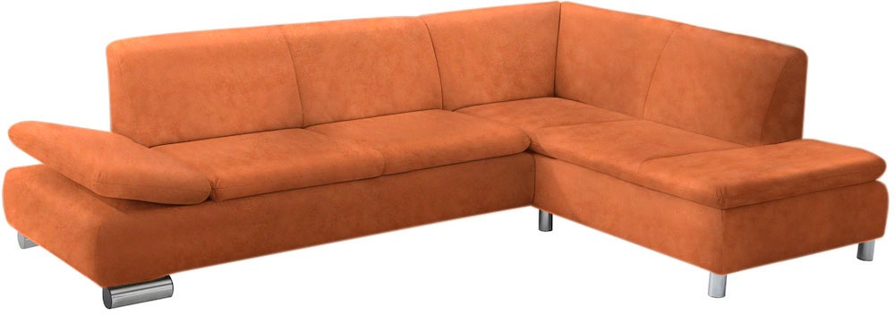 Max Winzer® Ecksofa »Toulouse modern und bequem, aktuelles Design, hoher Sitzkomfort«, mit klappbaren Armlehnen, Breite 271 cm