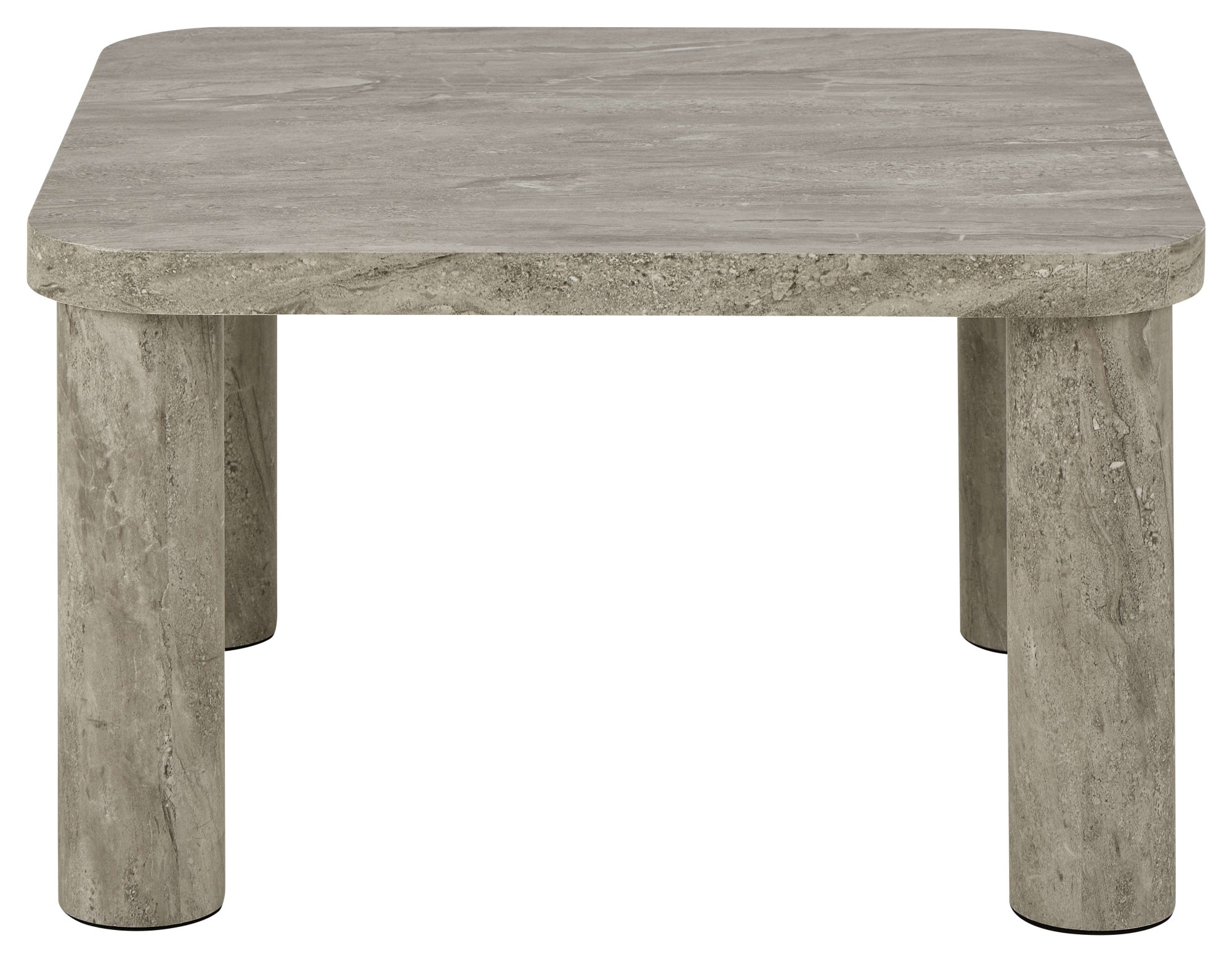 ACTONA GROUP Table basse »Solano« 1 cuis tlg. Aspect marbre gris, pieds robustes, FSC™