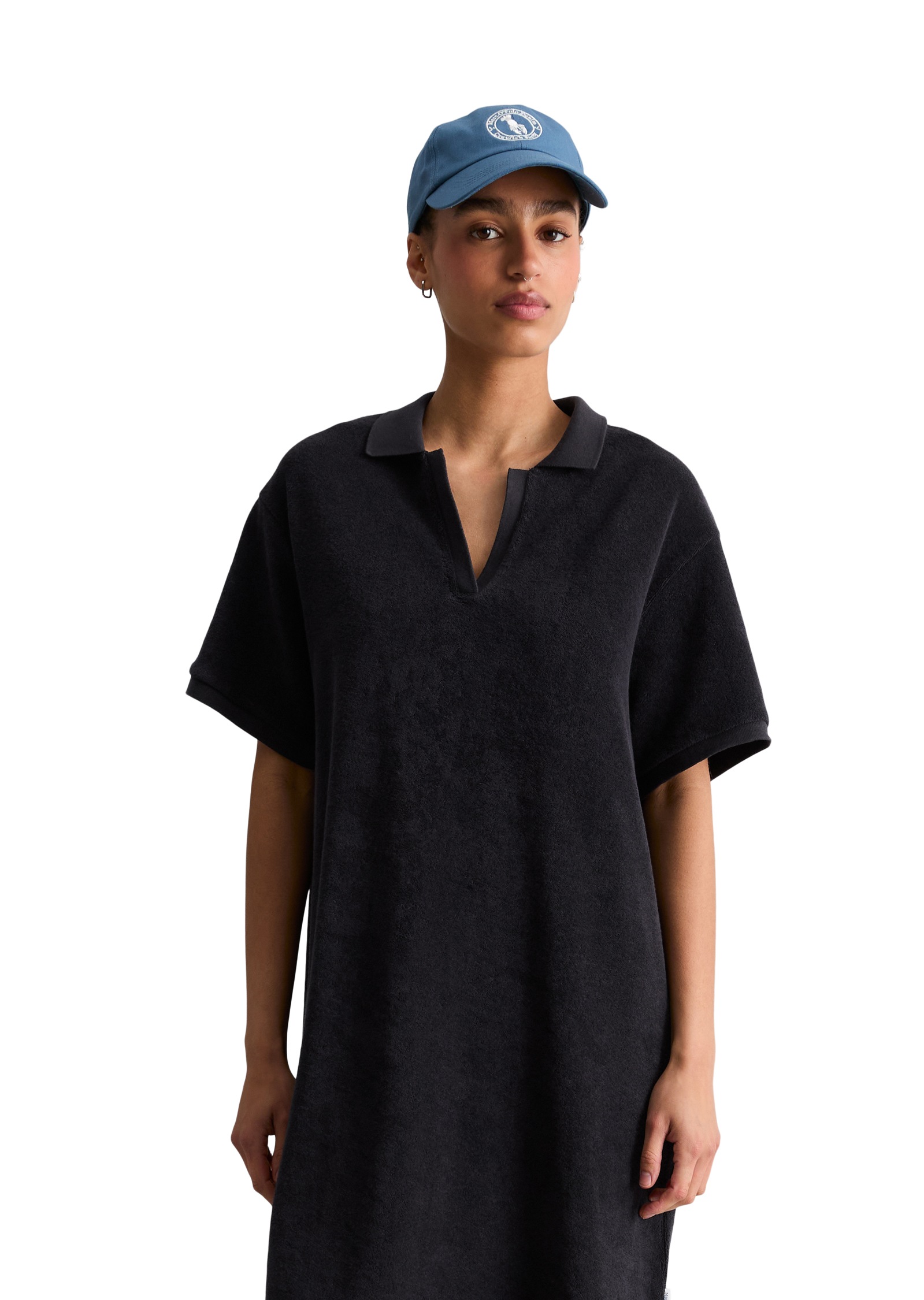Image of Marc OPolo DENIM Polokleid Ohne Taschen Frottee-Polokleid regular aus Organic Cotton
